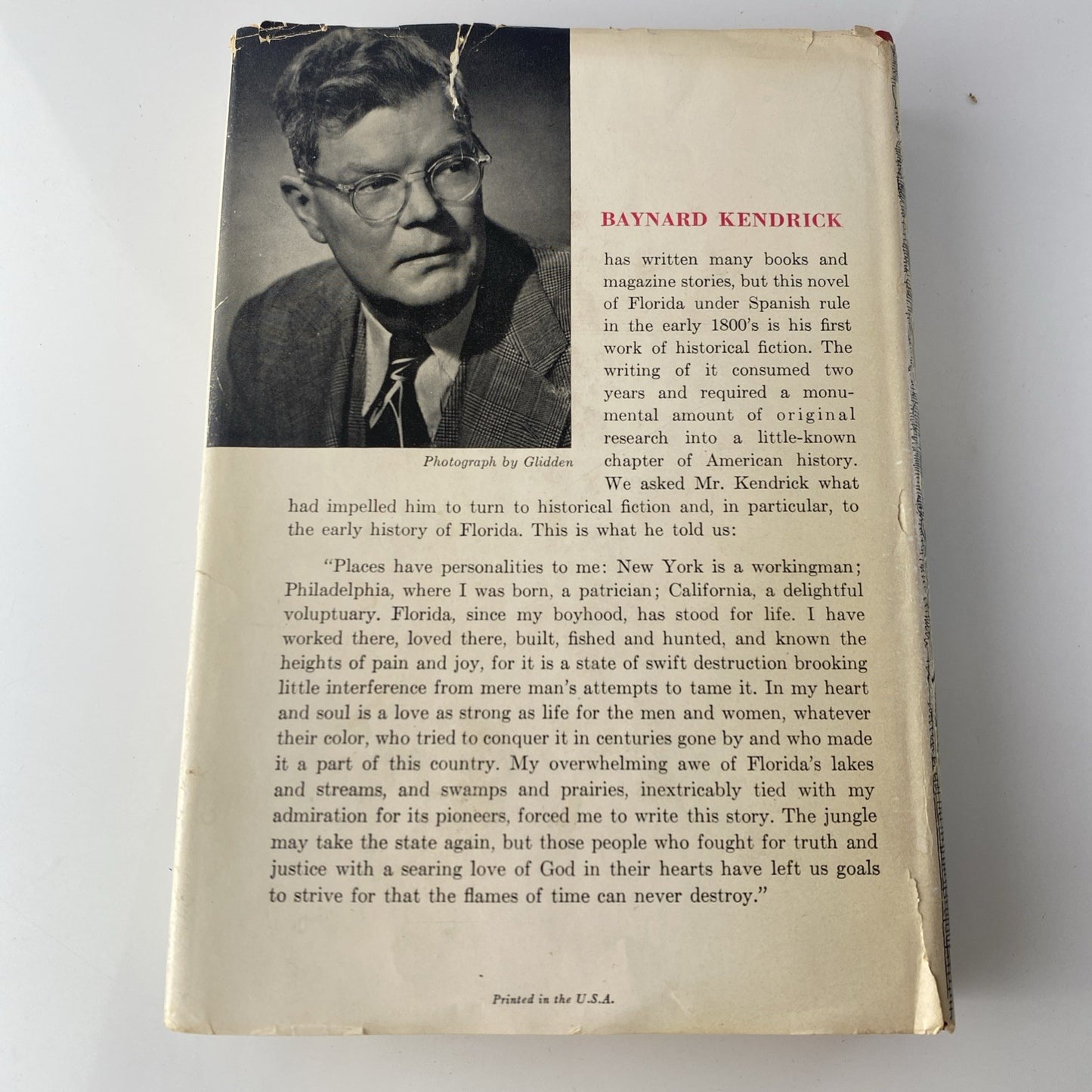 THE FLAMES OF TIME" BY BAYNARD KENDRICK HC/DJ 1948 BCE