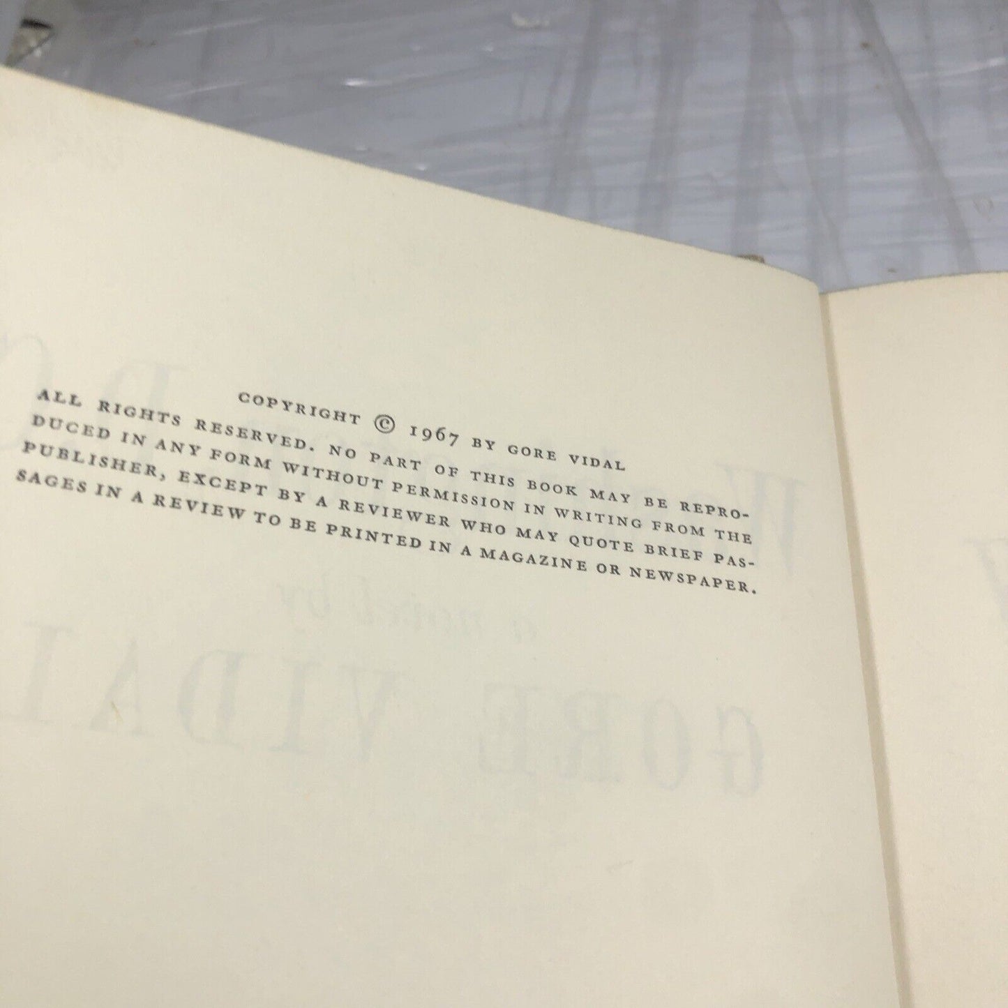 Washington, D.C. (Gore Vidal - 1968) (ID:94829) Ex Library Book Club Edition.