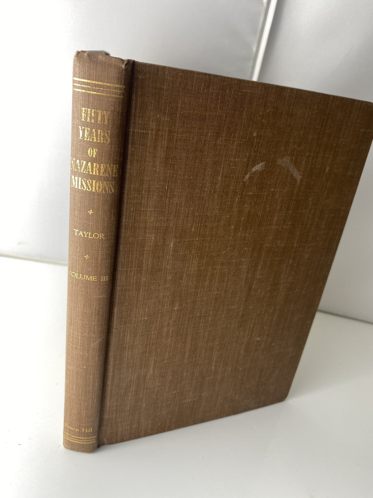 Vintage Fifty Years of Nazarene Missions Vol III Mendell Taylor 1958 Hardcover C