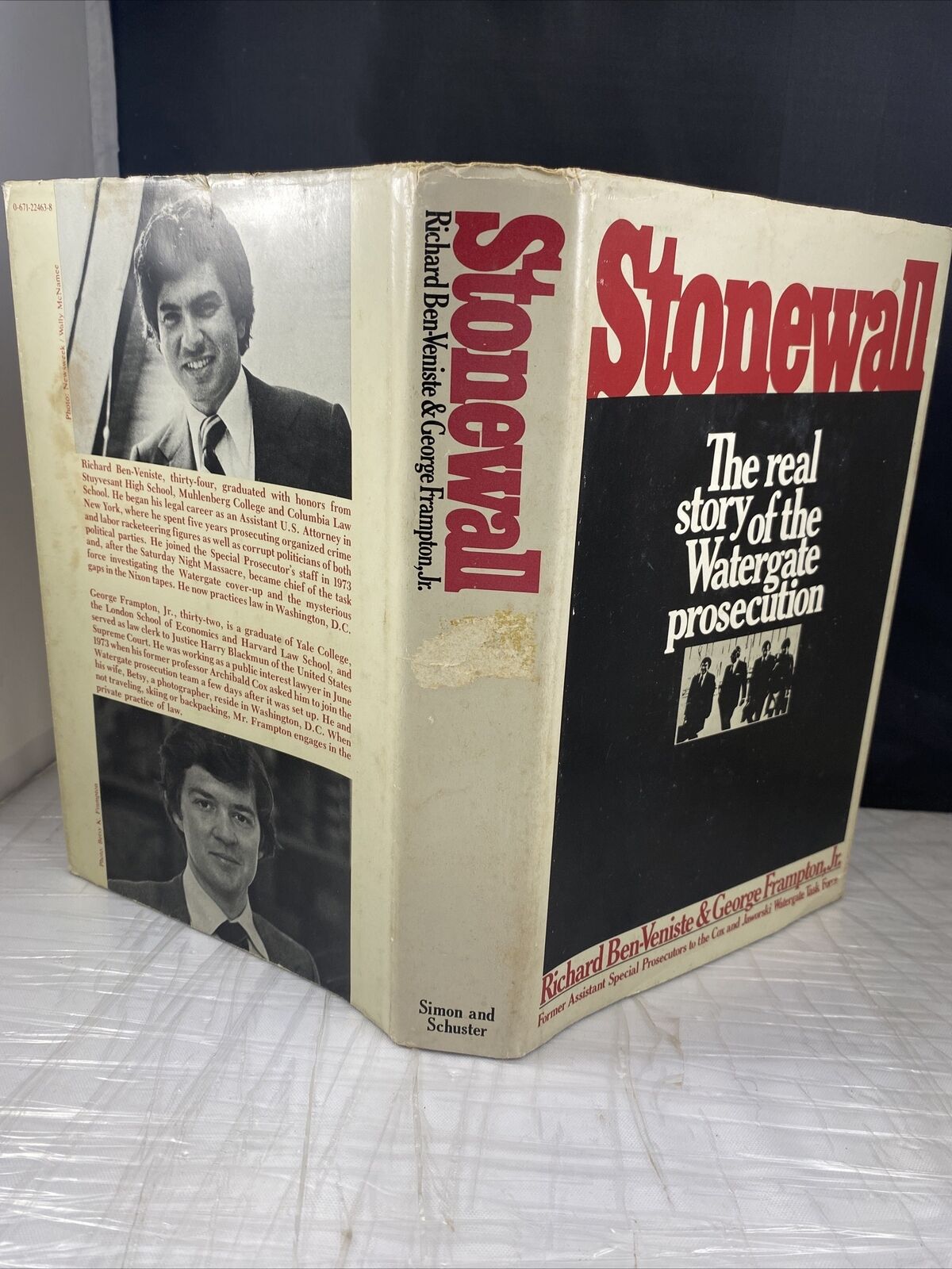 Stonewall, the Real Story of Watergate Vintage 70s Political Politics History
