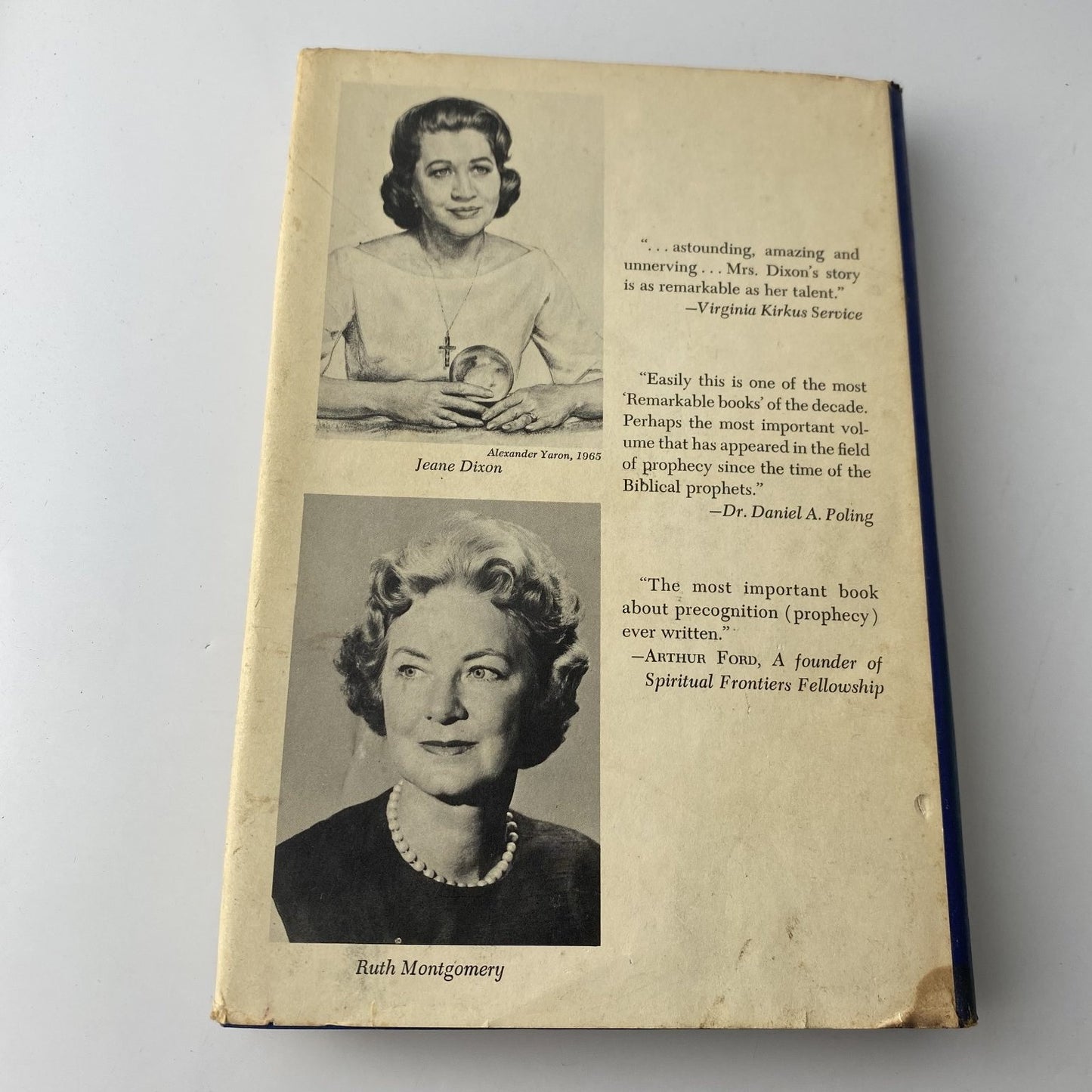 A Gift of Prophecy Ruth Montgomery 1965 First Edition Spiritualism WMC