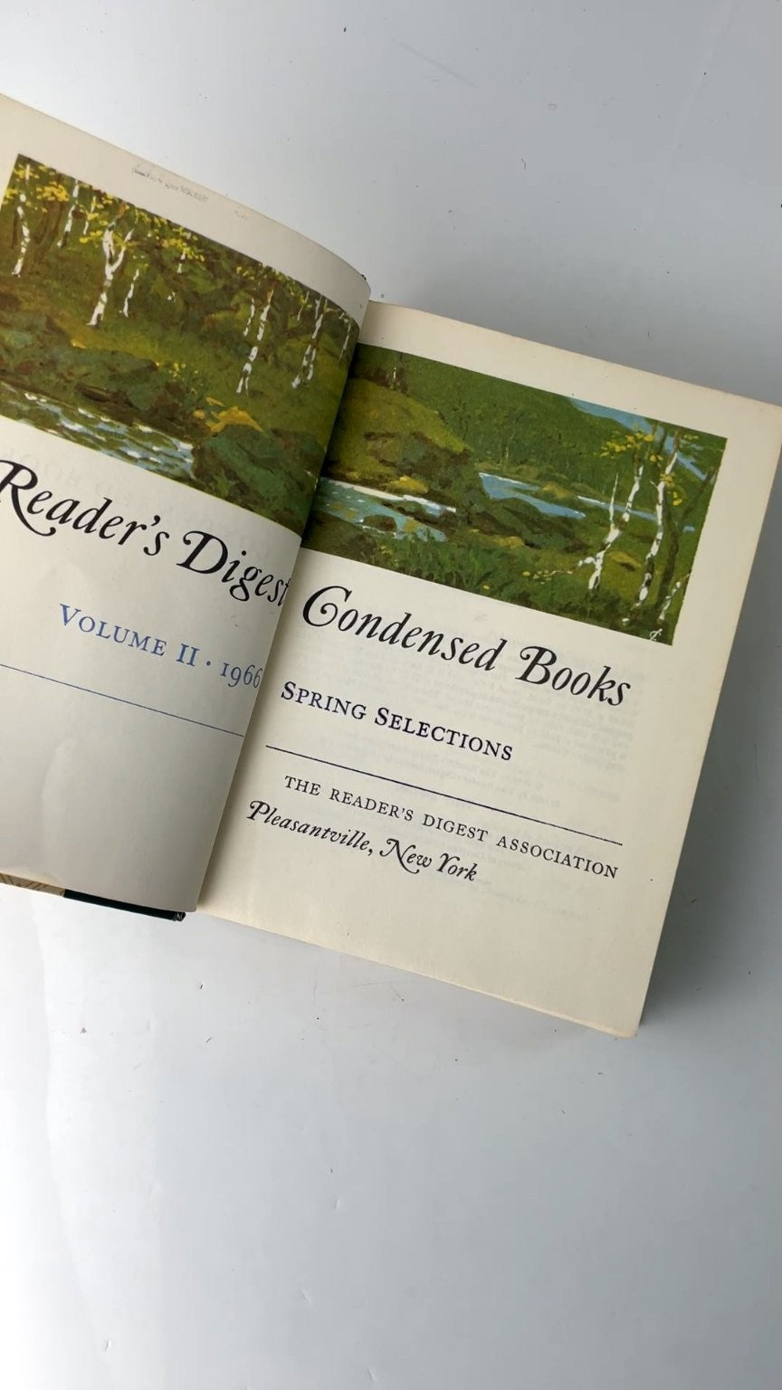 Reader's Digest Condensed Books Volume 2 1966 First Edition Collection