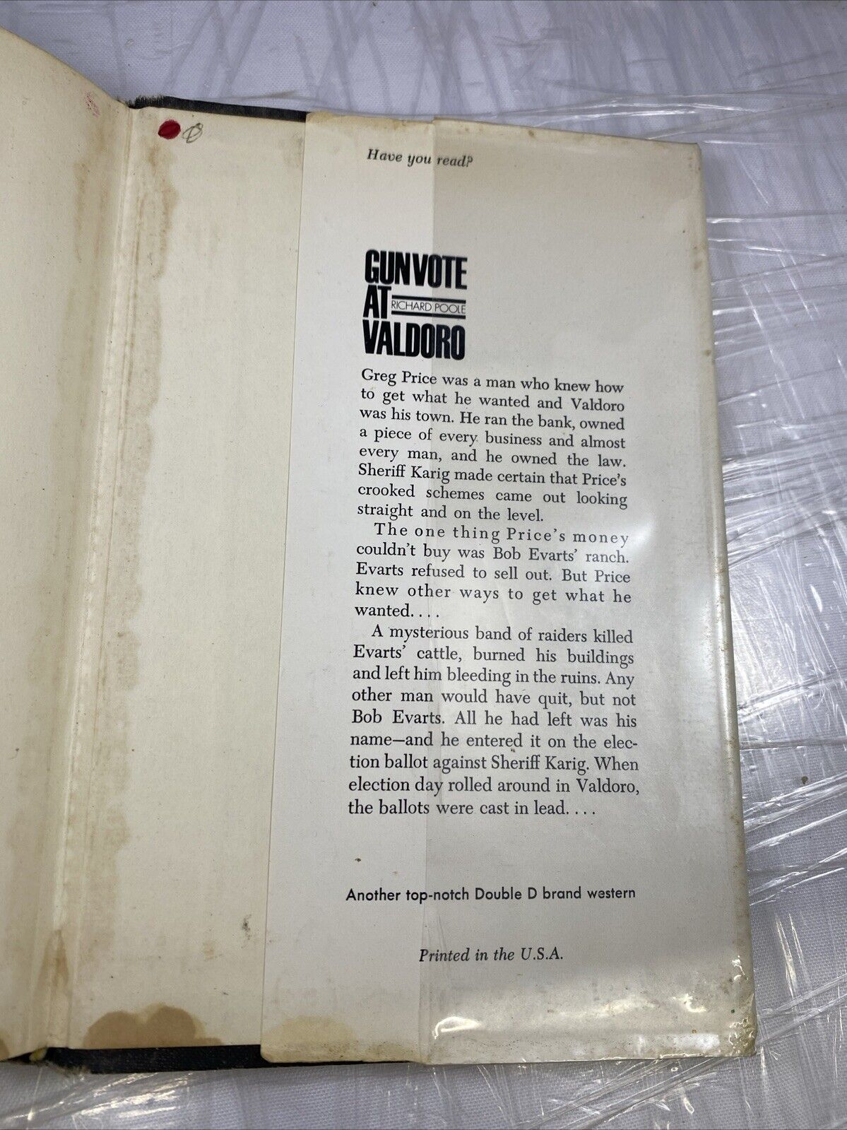 Loco Lee Hoffman 1969 First Edition EX Crawford County LibraryRare Western Novel
