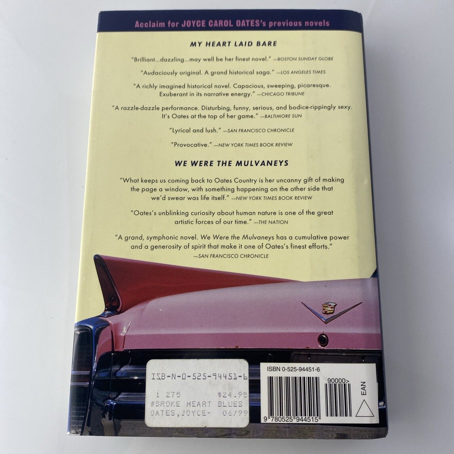 Joyce Carol OATES / Broke Heart Blues 1st Edition 2000 Good