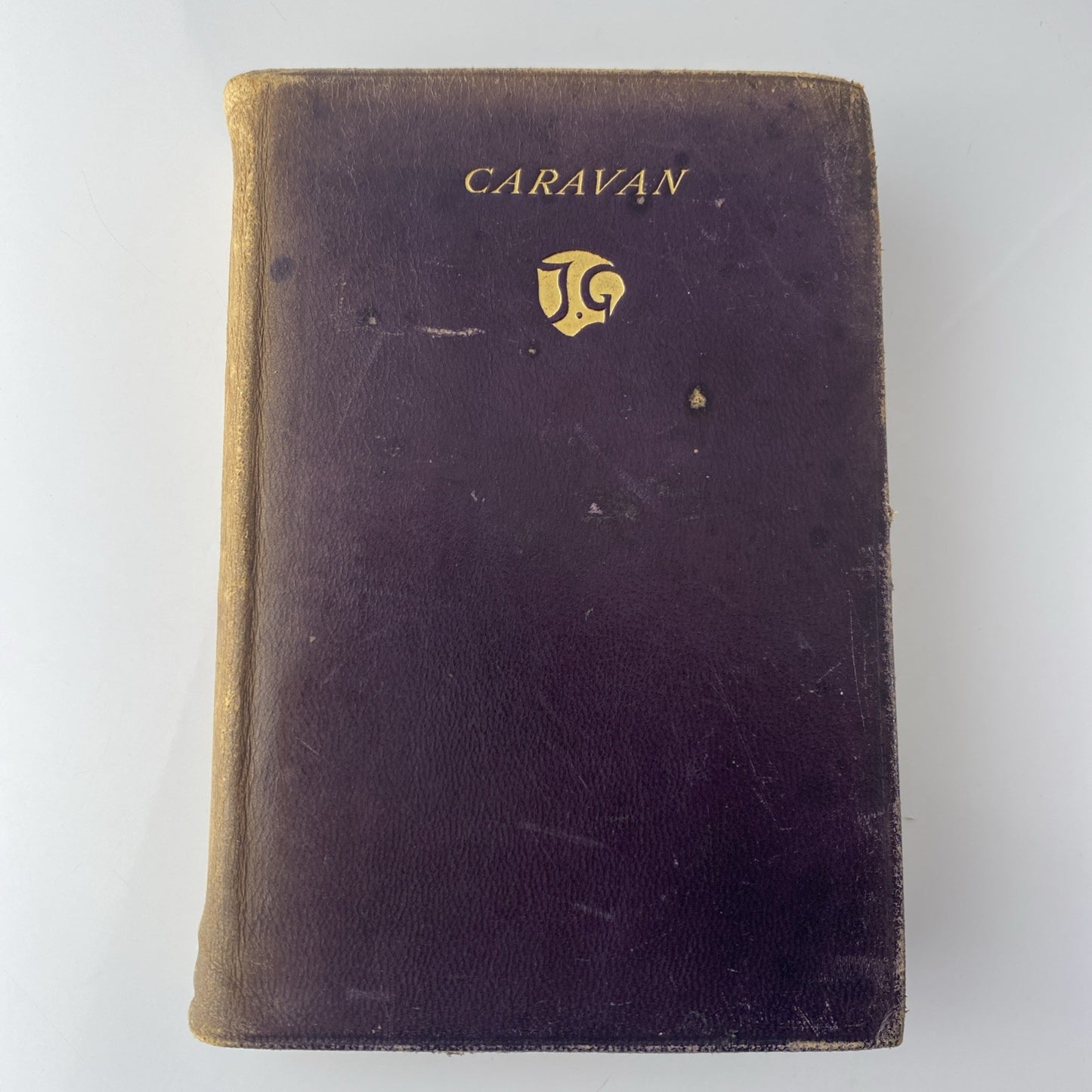 Caravan, John Galsworthy. 1925 1st Edition. Leather Binding Antique Literature