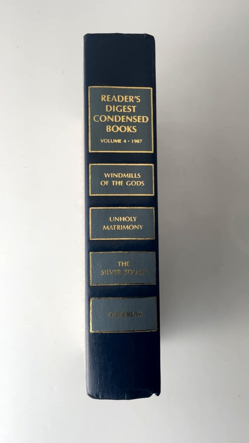 Reader's Digest Condensed Books Volume 4 1987 First Edition Collection