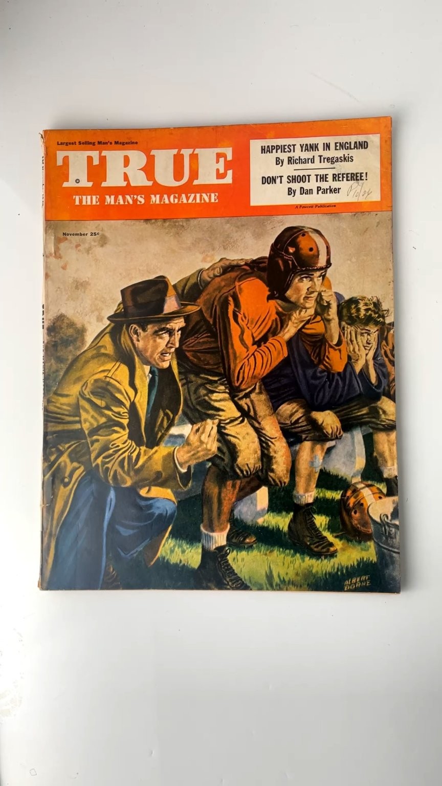 True The Man's Magazine November 1949 Illustrated Vintage Issue
