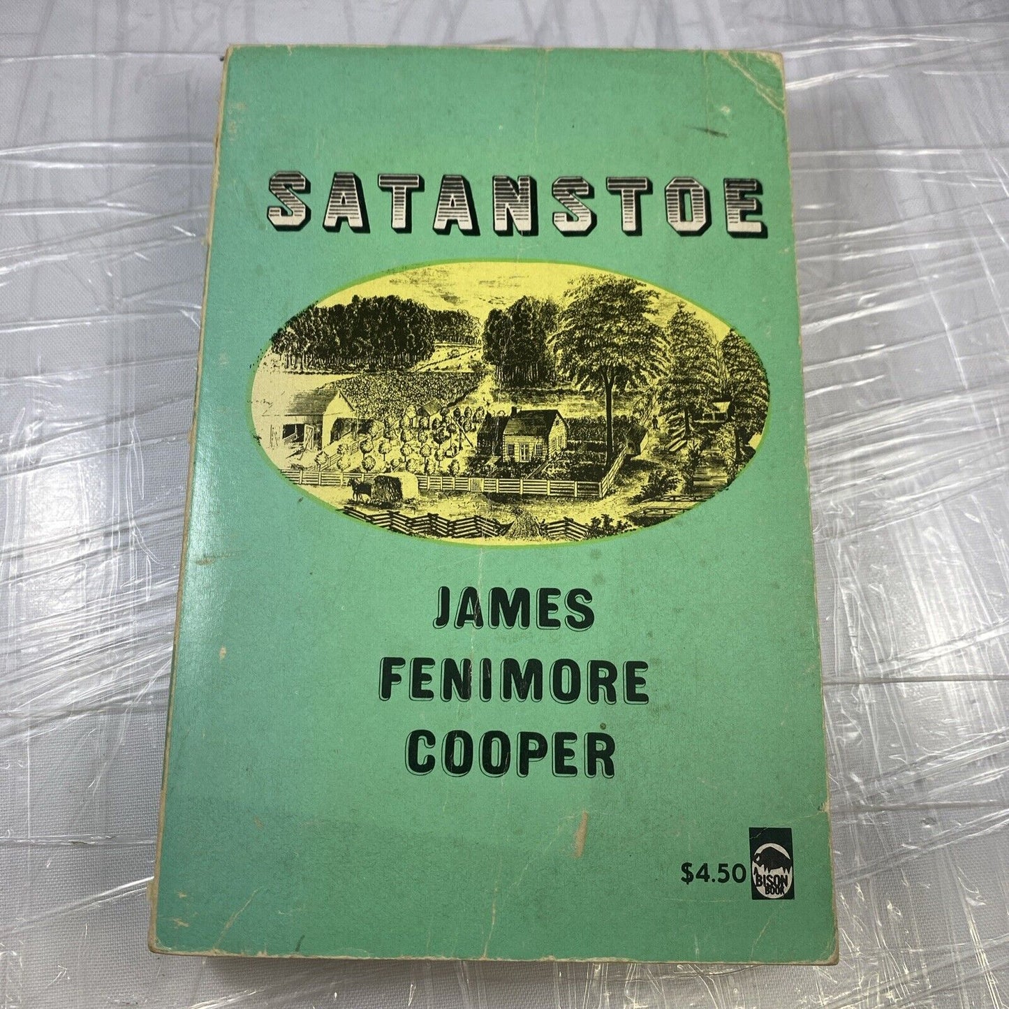 SATANSTOE - James Fenimore Cooper - Soft back - 1962 Vintage 60s Paperback