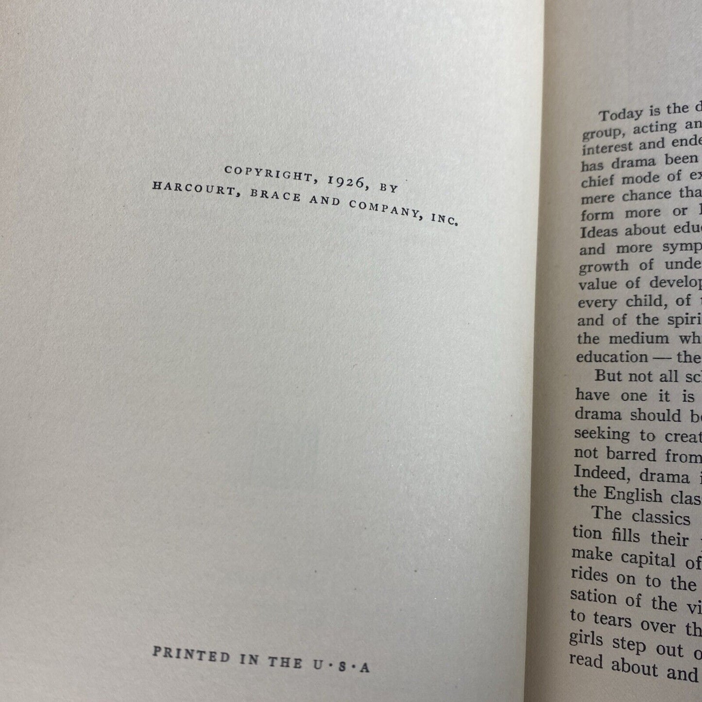Literature Dramatized (Mildred Allen Butler, 1926 Hardcover) No Dust Jacket