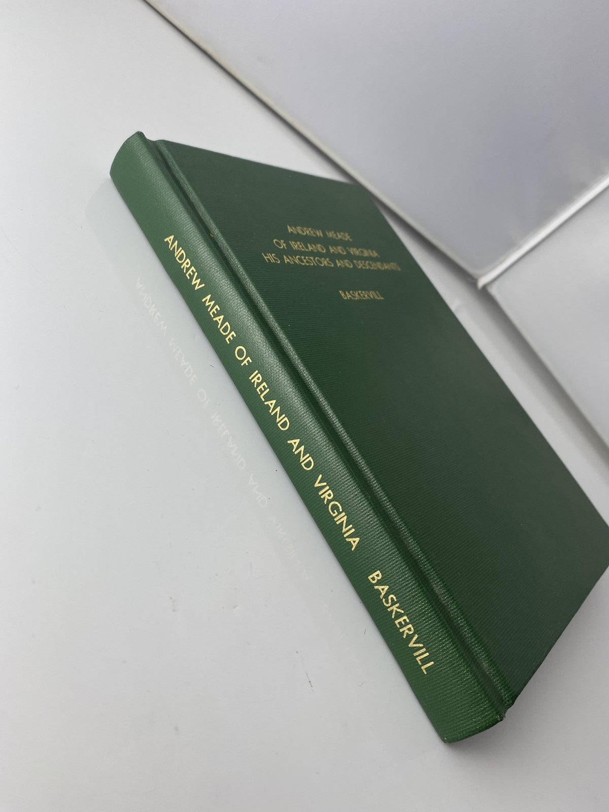 Vintage Andrew Meade of Ireland Virginia Ancestors Descendants Baskervill Book H
