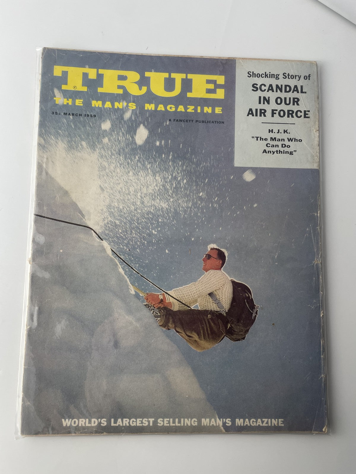 Vintage 1959 True The Man's Magazine March Air Force Scandal Adventure Softcover