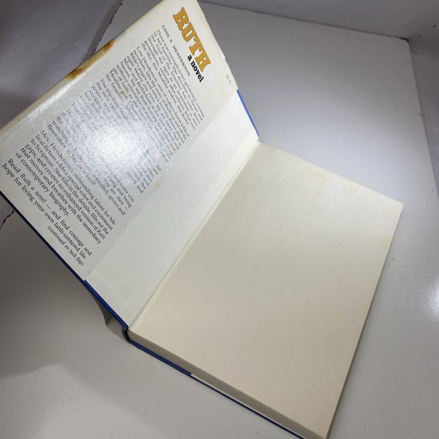 Ruth : A Novel Vintage Religious Historical Fiction 1st Ed. by Lois T. Henderson