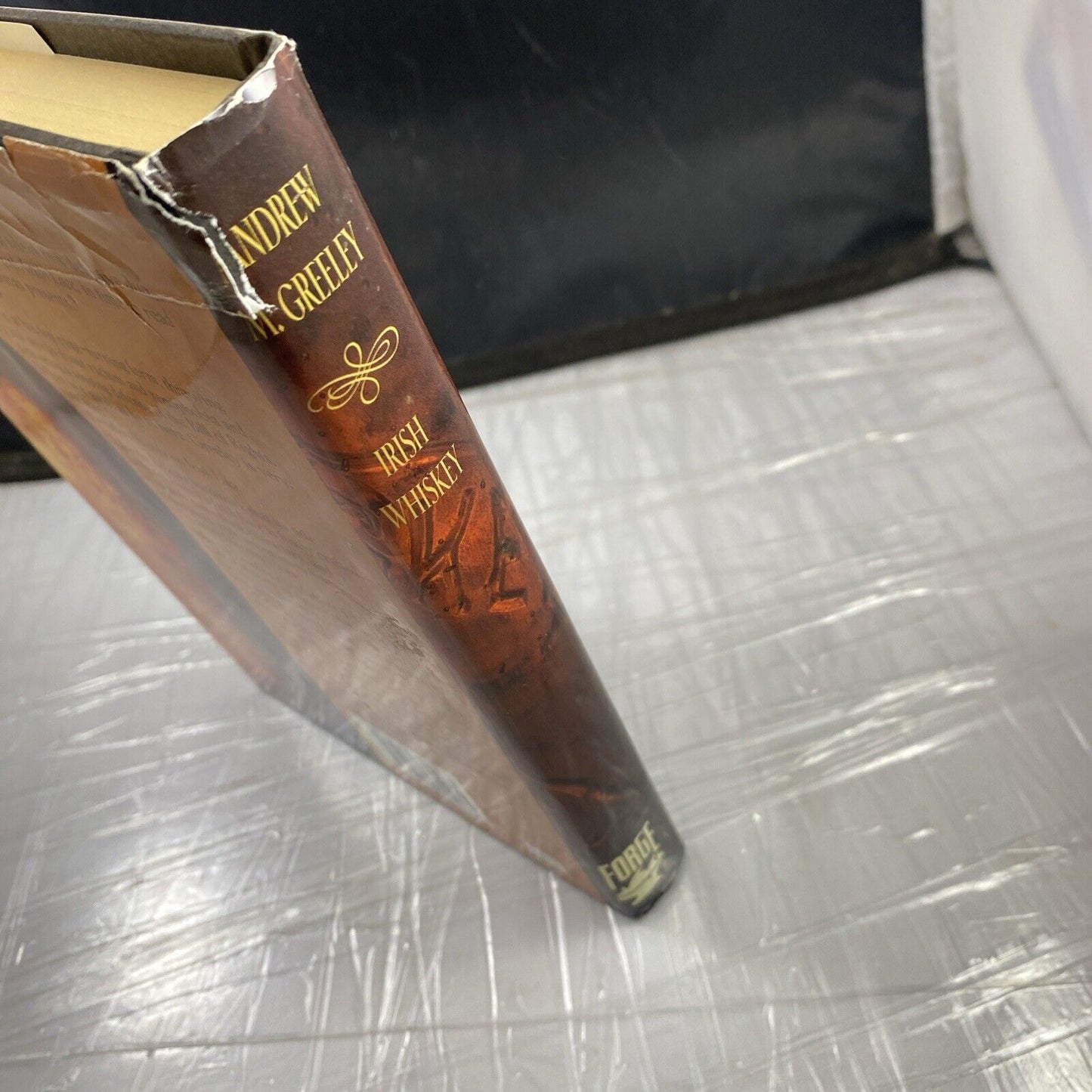 Irish Whiskey by Andrew M. Greeley (Hardcover 1998) Rare Forge Book Club Ed