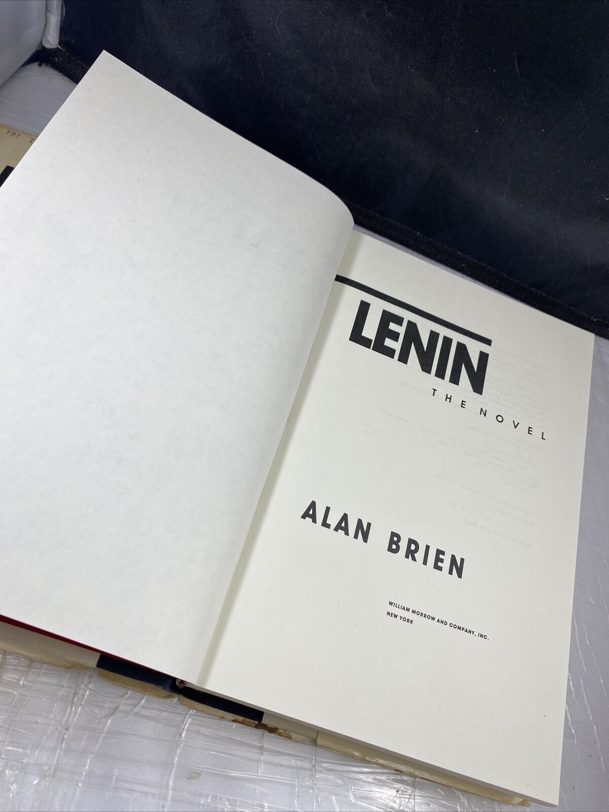 Lenin: The Novel, by Alan Brien HCDJ First Print Edition 1987 Vintage History