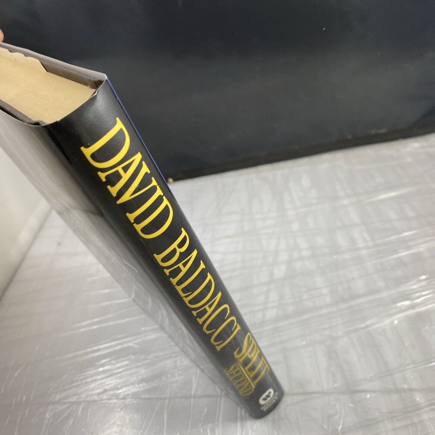 Split Second David Baldacci Hardcover Dust Jacket Novel Book Warner Books 2003