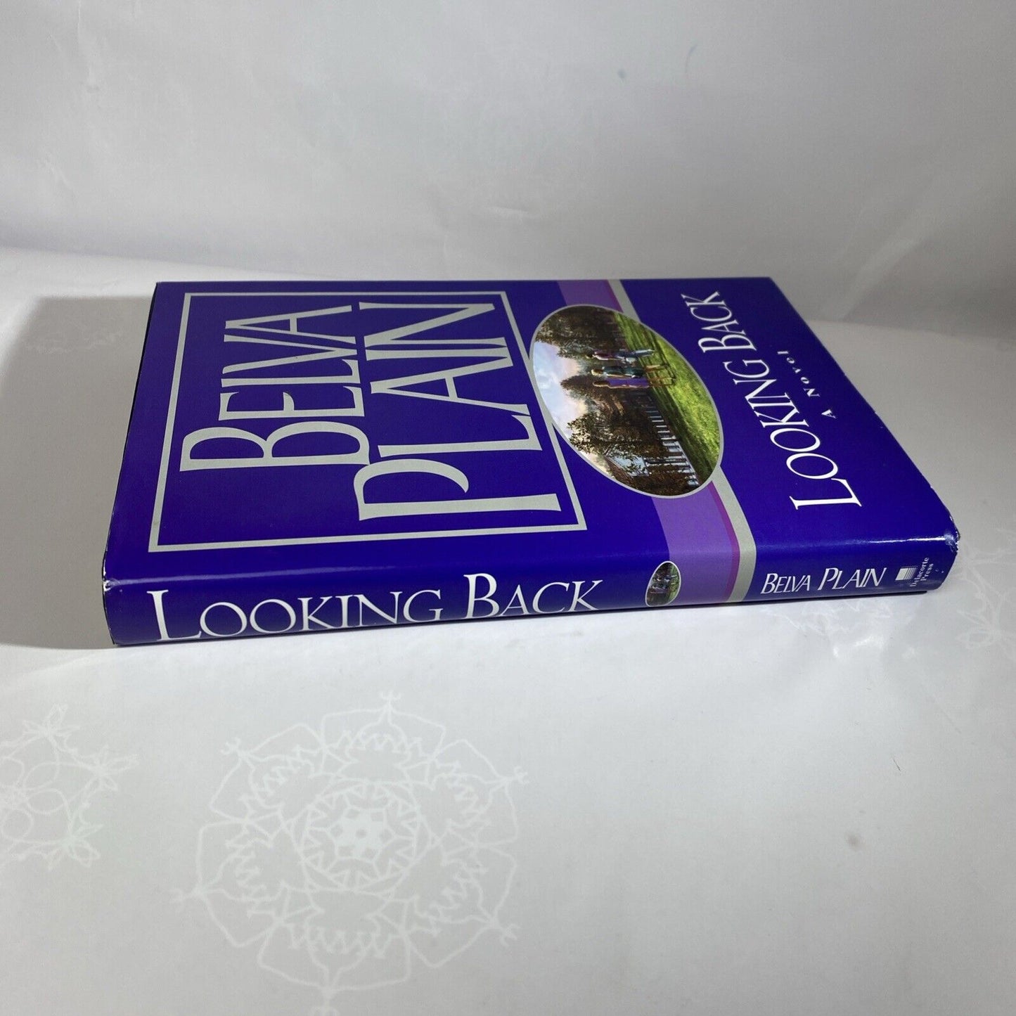 Looking Back By Belva Plain HC 2001 Unmarked Book Club Edition VG Novel