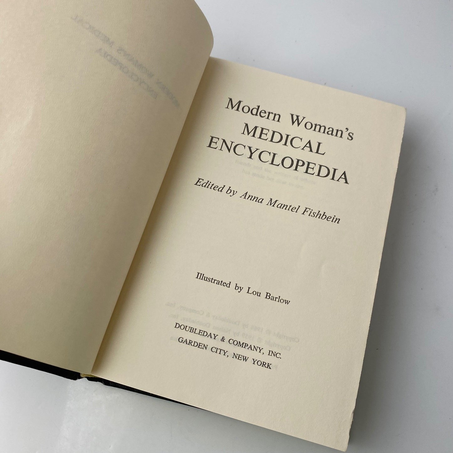Modern Woman's Medical Encyclopedia Fishbein 1966 Illustrated Doubleday