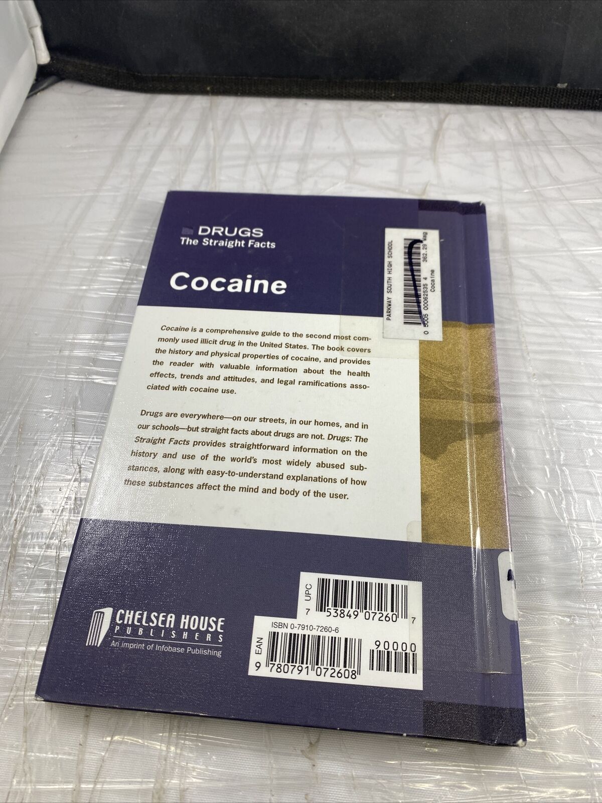 Cocaine Hardcover Heather Lehr Wagner Vintage Drug Education Ex Libris Book