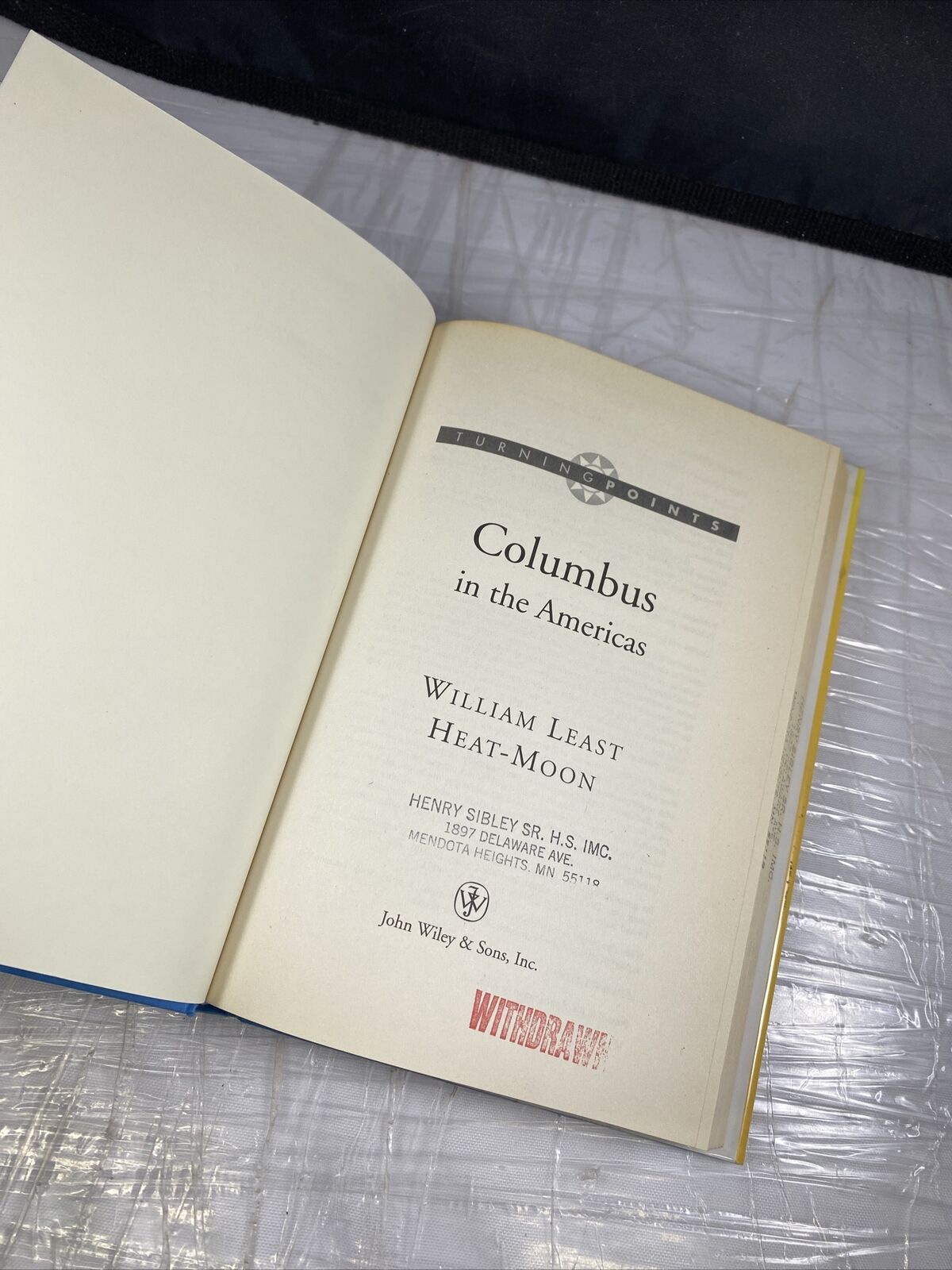 Columbus in the Americas by Heat Moon, William Least Ex Library Us History