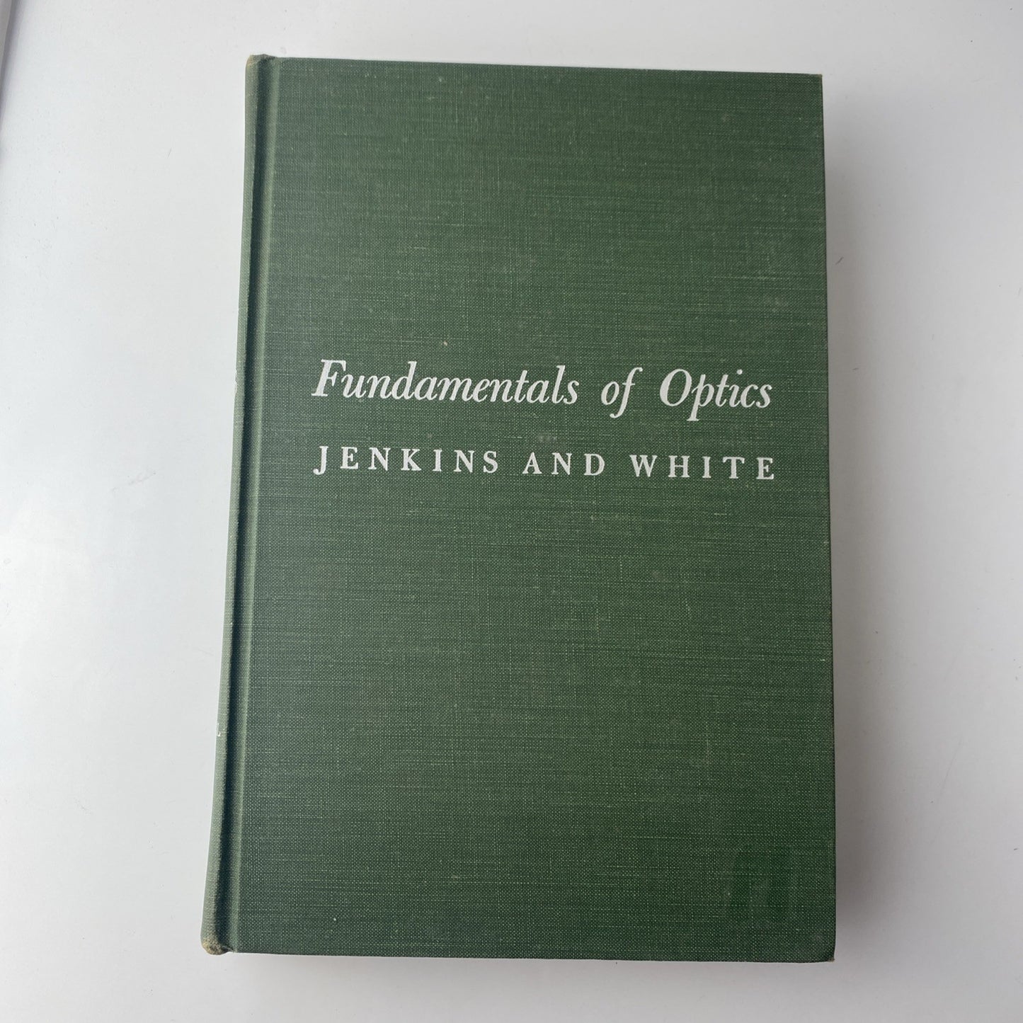 Vtg 1957 Fundamentals of Optics by Jenkins & White 3rd Edition Hardcover Used