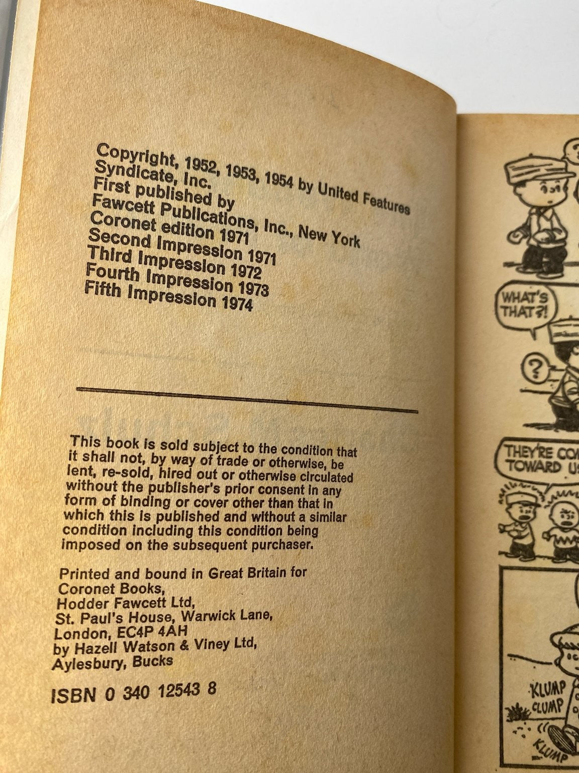 The Wonderful World of Peanuts by Charles M. Schulz 1971 Illustrated