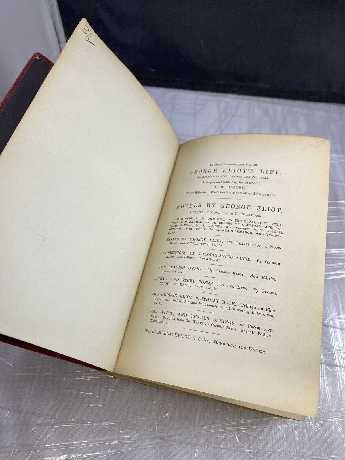 Adam Bede By George Elliot Hardback Antique Classic Literature