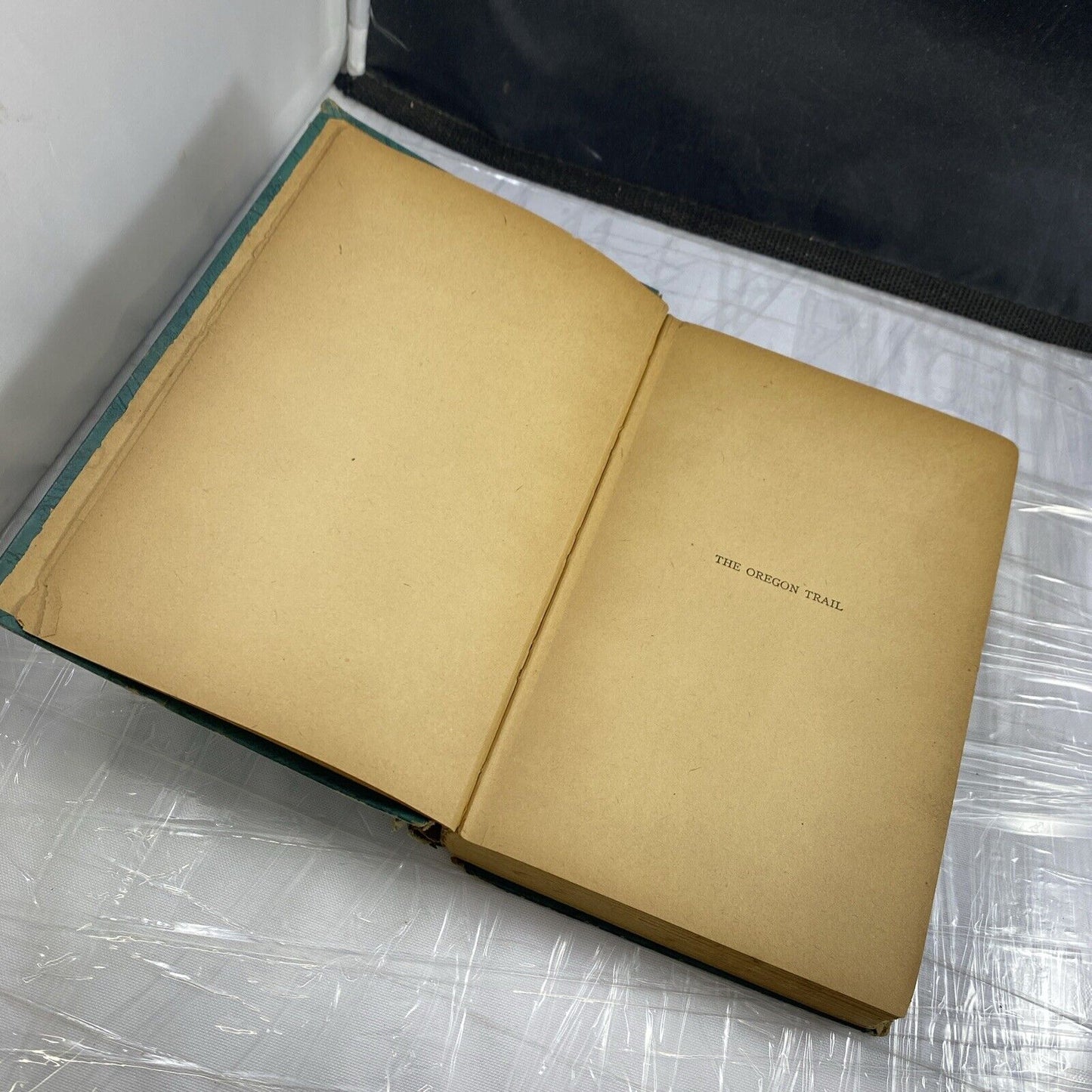 The Oregon Trail Francis Parkman JR Art-type Edition RARE Blue Leather Antique