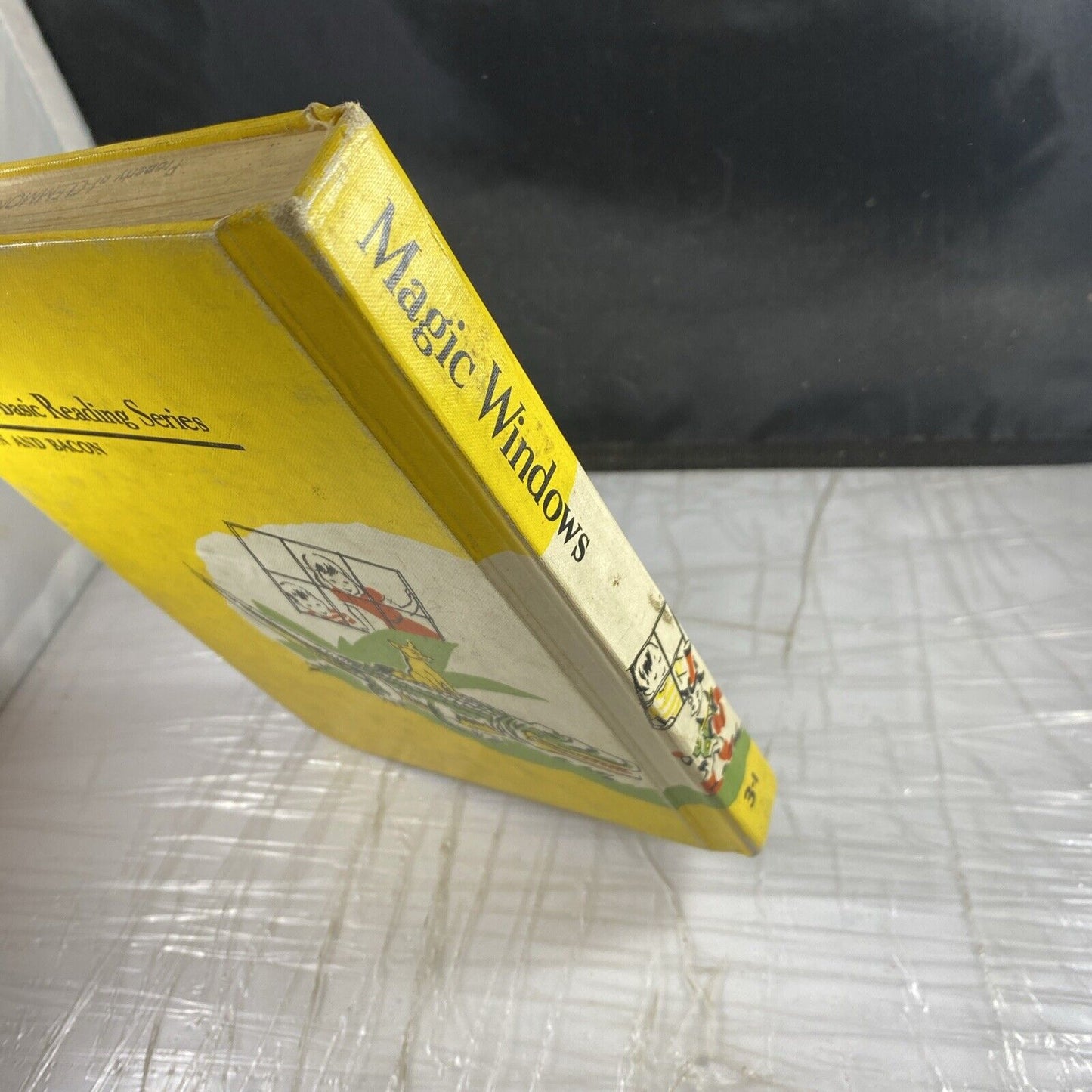 Magic Windows Sheldon Basic Reading Allyn & Bacon 1957 HC Vintage 50s Worn Old