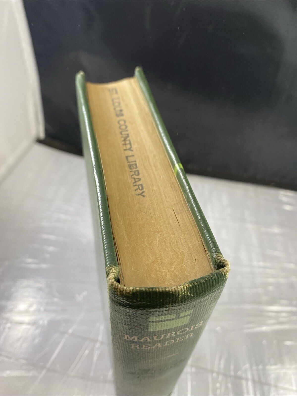 Rare Vintage St Louis County Ex Library Rebind Maurois Reader Literature Textboo