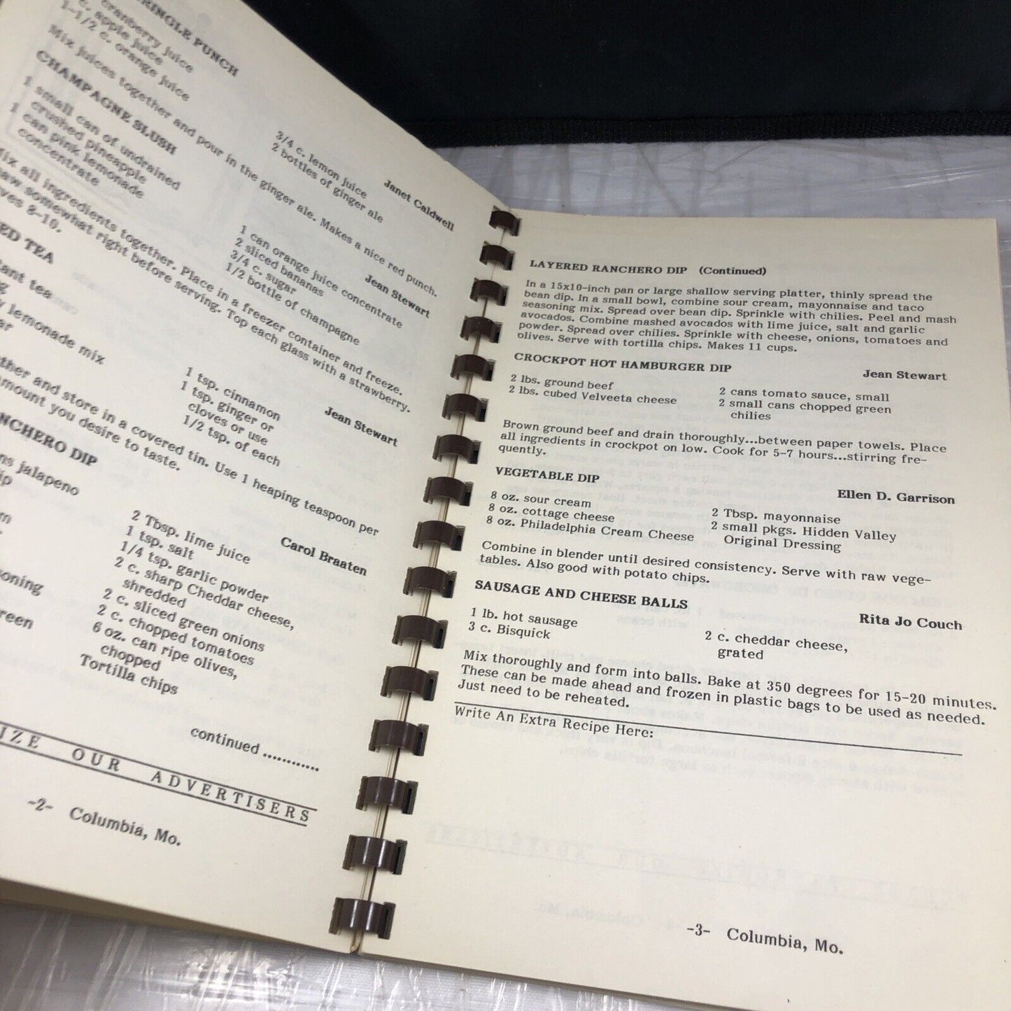 Vintage Missouri Mizzou American Business Women’s Association Cookbook