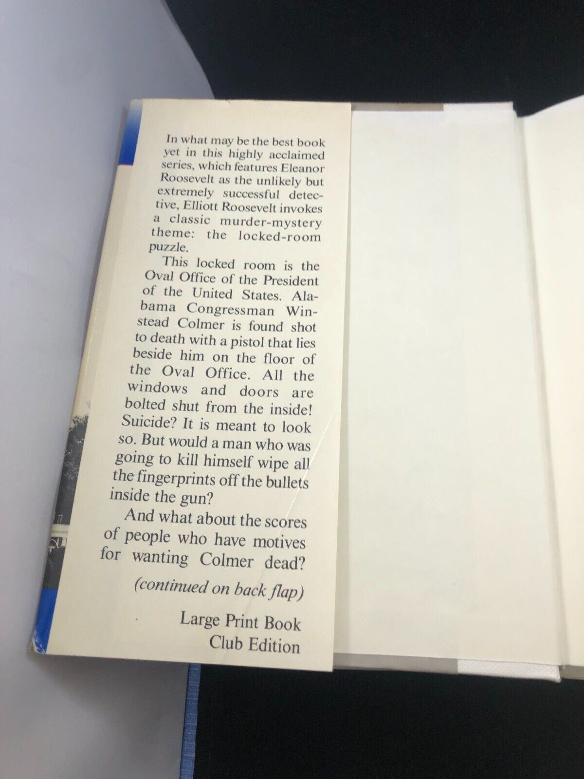 Murder in the Oval Office - Hardcover By Roosevelt, Elliott - GOOD Book Club Ed.