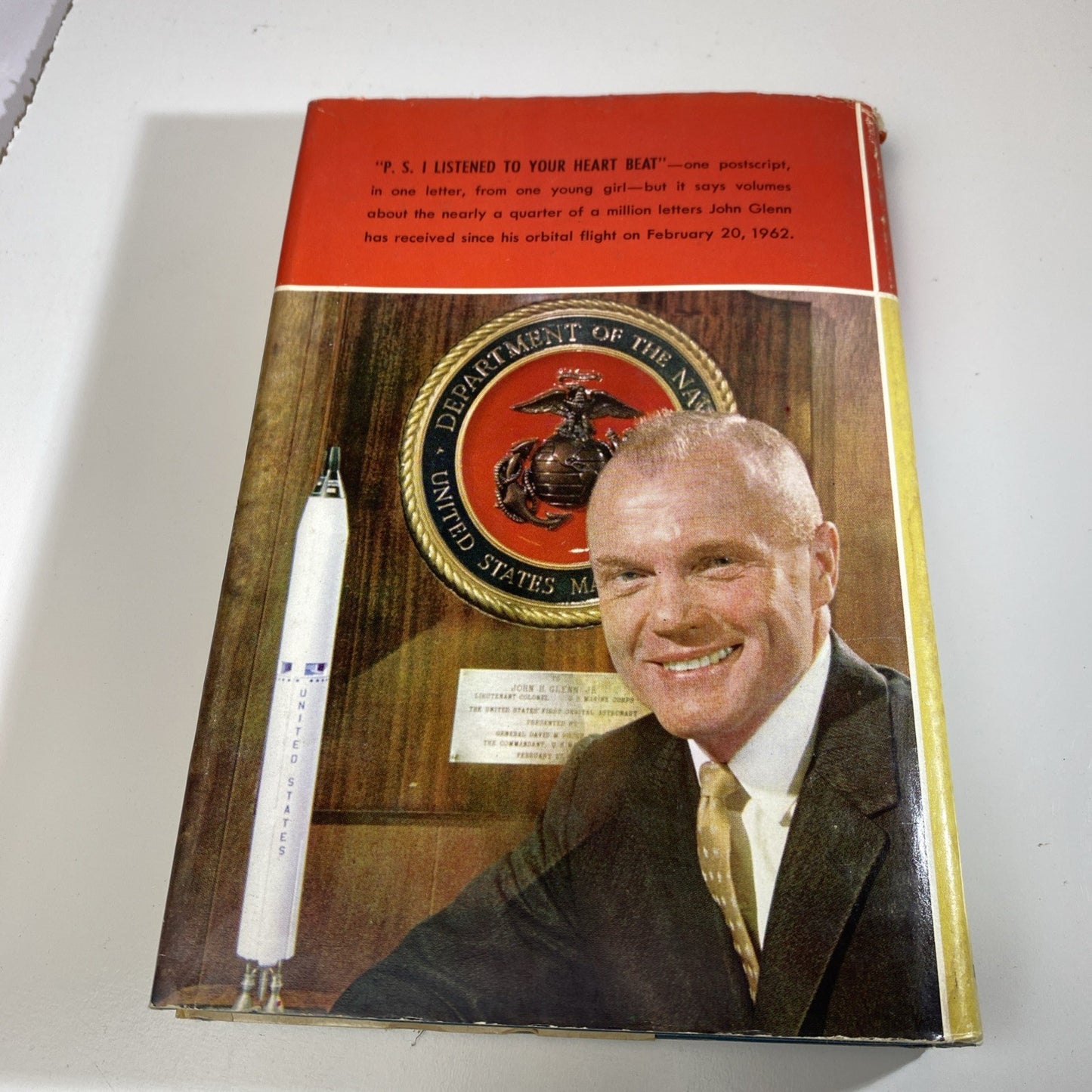 Letters To John Glenn World Book 1964 P. S. I Listened To Your Heartbeat