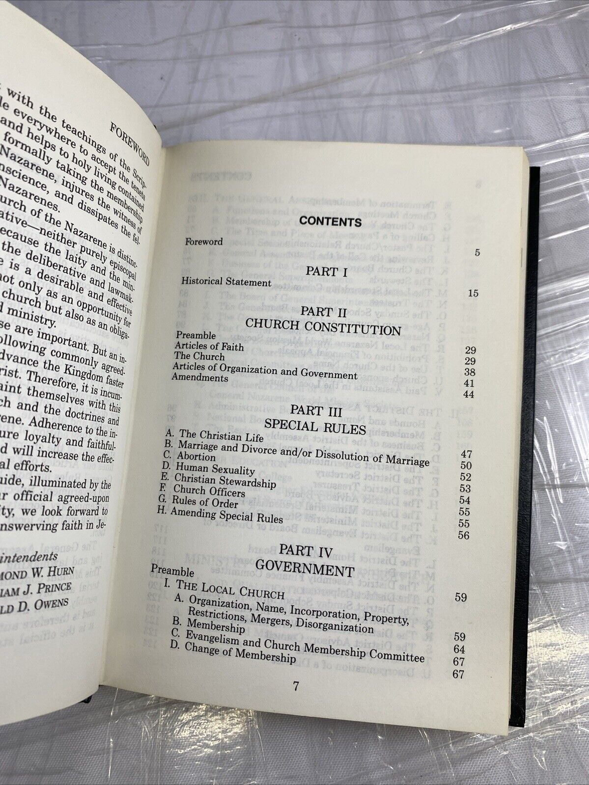 1989 Manual, Church of the Nazarene Christian Ritual Guidebook Kansas City Print