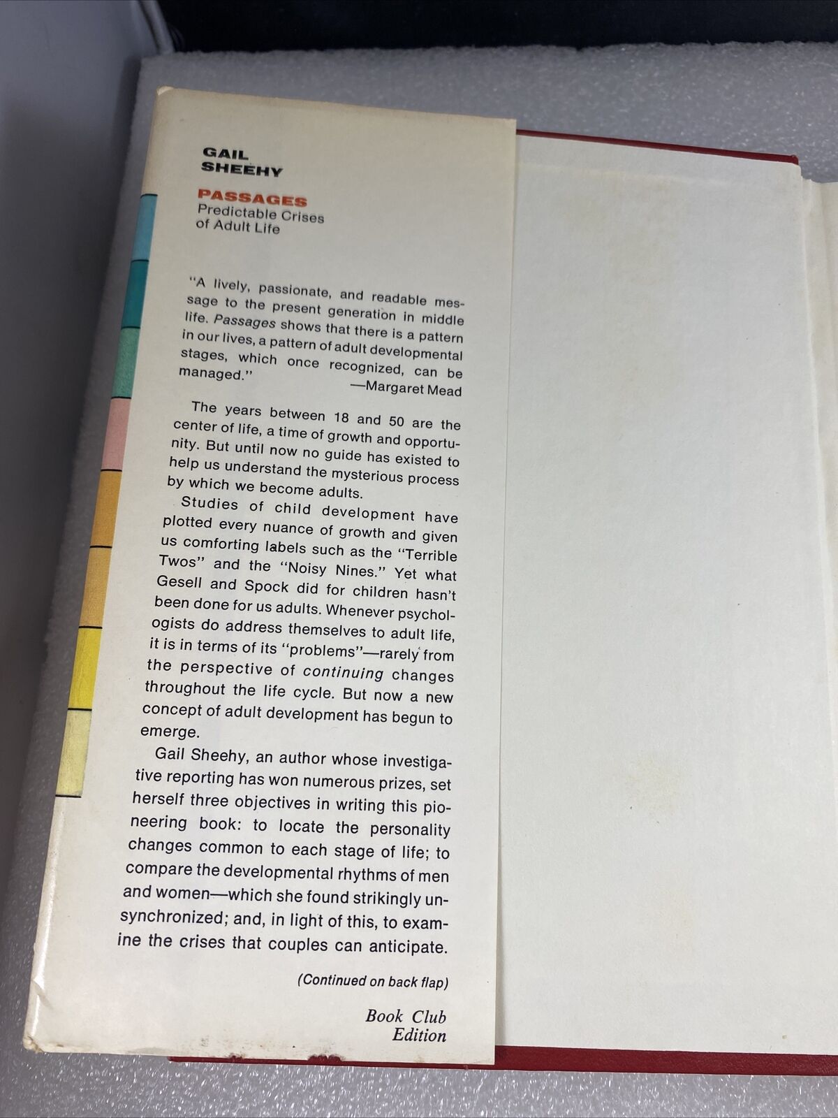 Passages : Predictable Crises Adult - Gail Sheehy 1976 Vintage 70s Nonfiction