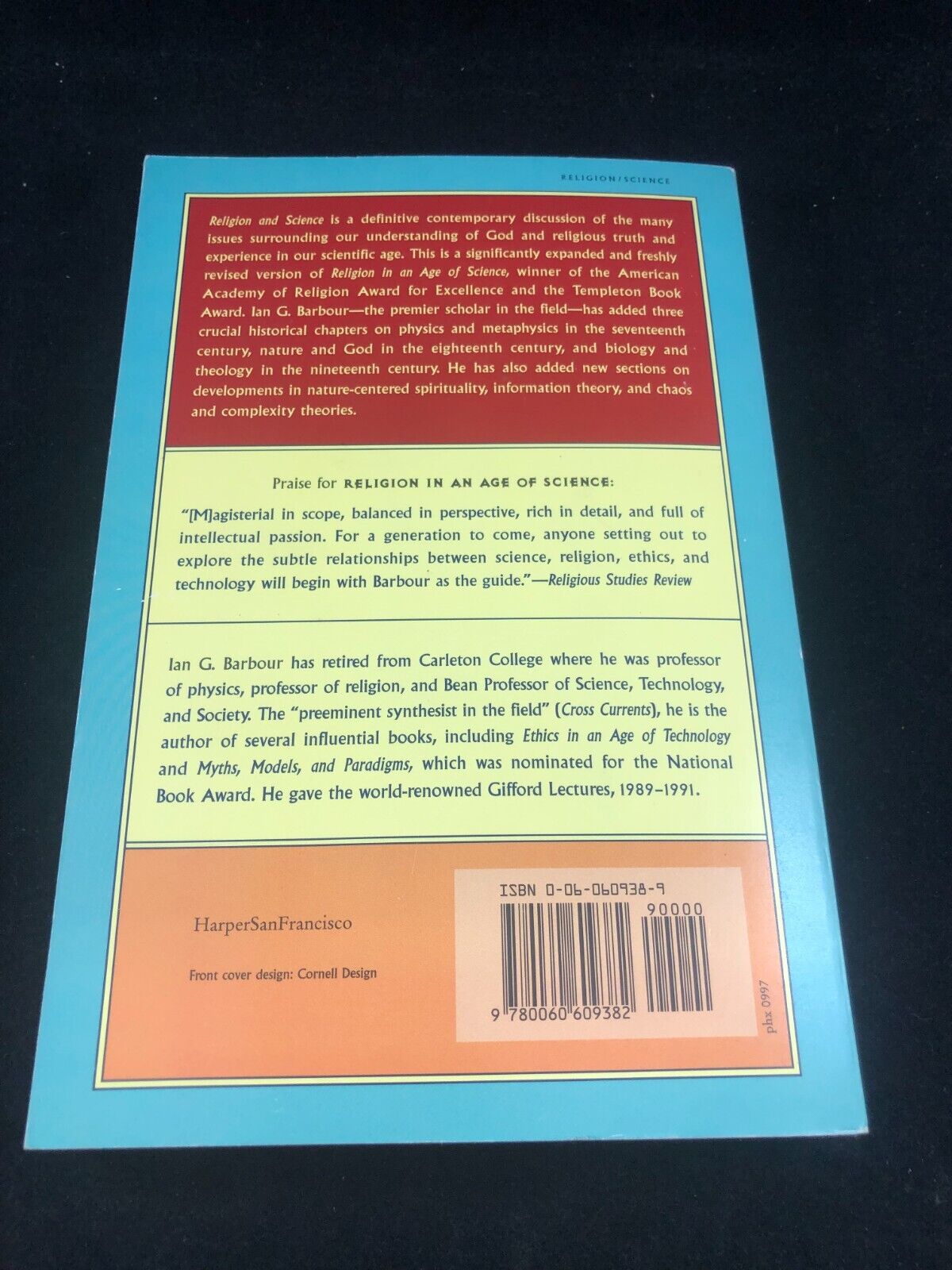 Religion and Science: 0001 Barbour, Ian G. First Harper ed. 1997
