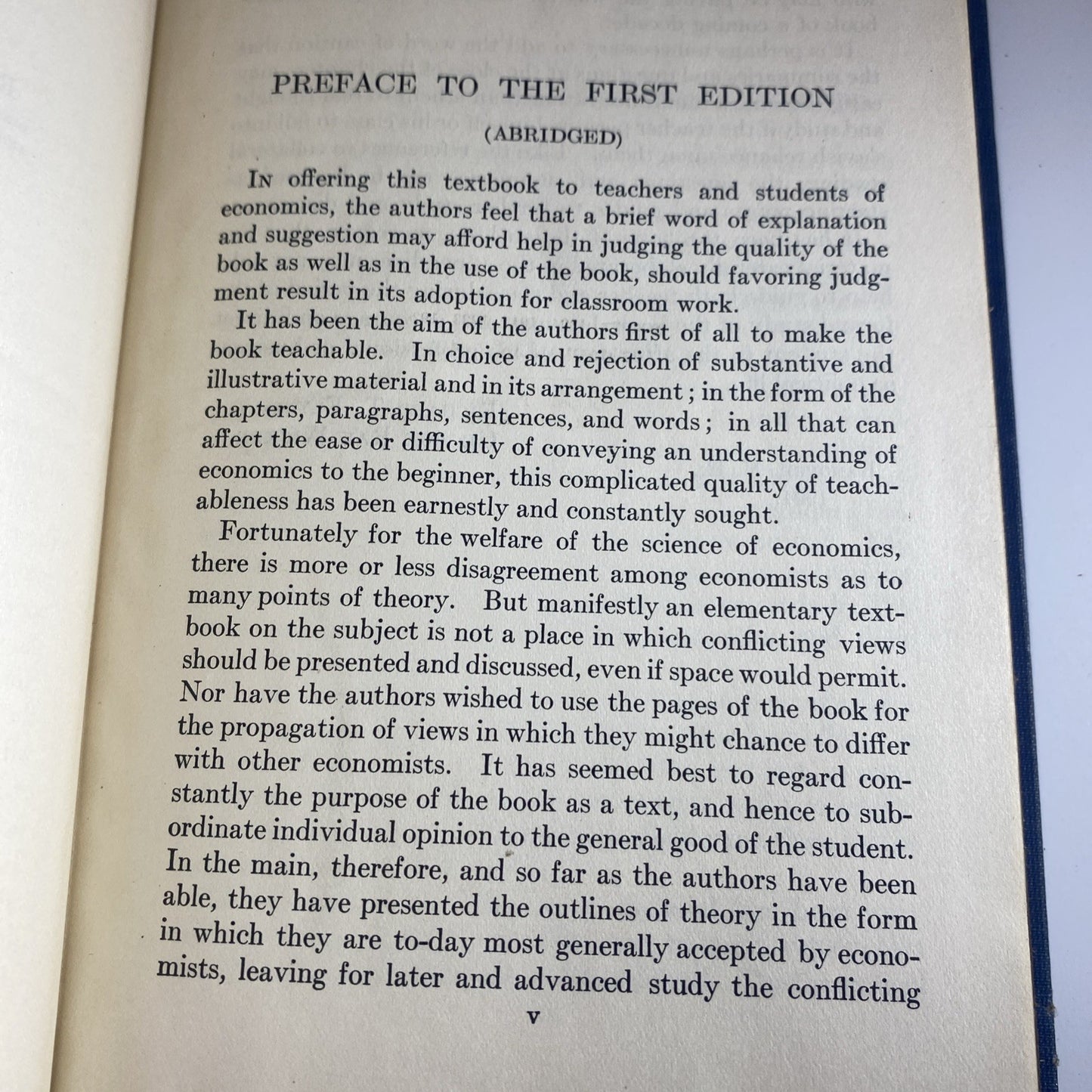 Antique Elementary Principles of Economics by Ely & Wicker 1926 New Edition