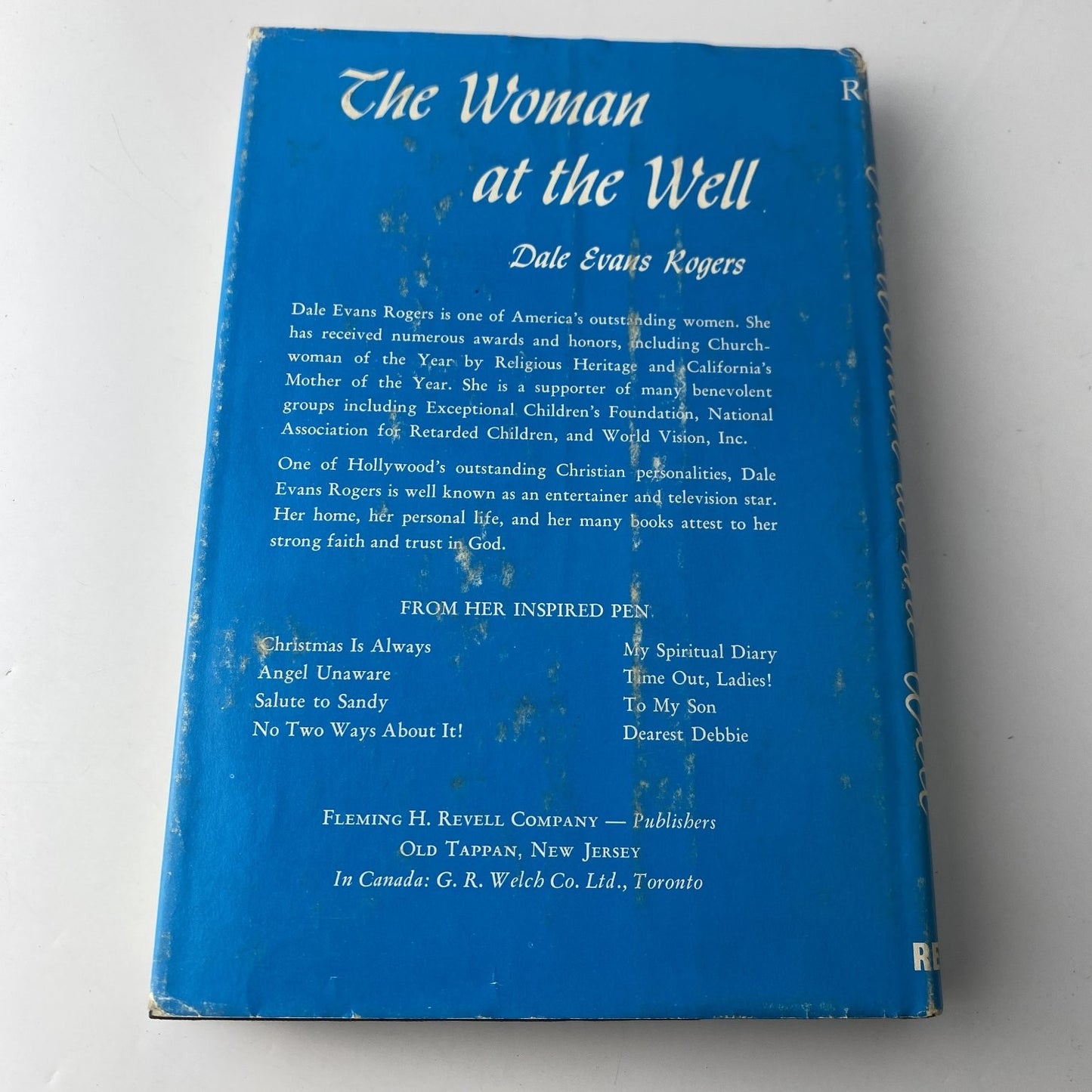 The Woman at the Well Dale Evans Rogers 1970 First Edition Christian