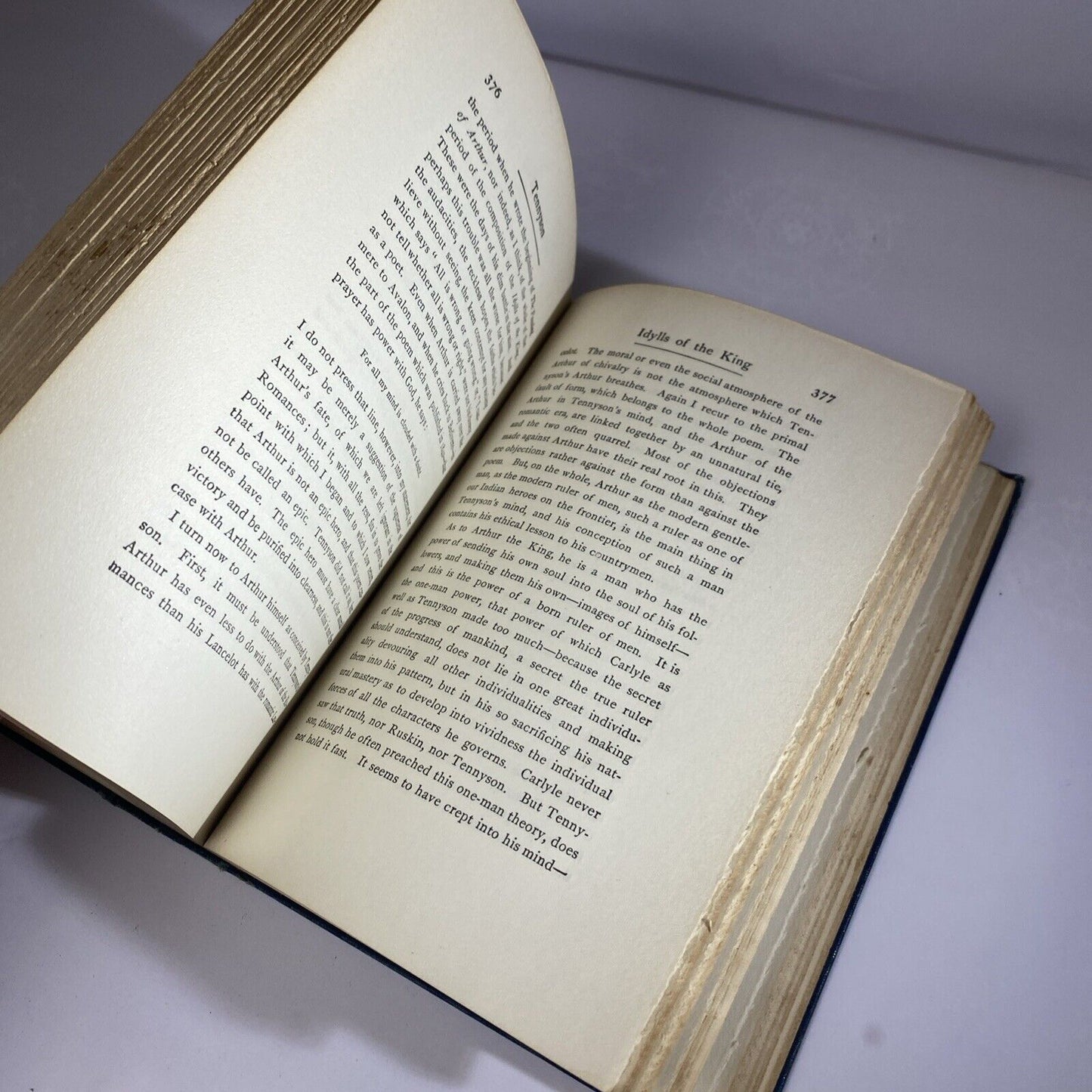 Brooke TENNYSON HIS ART AND RELATION TO MODERN LIFE Rare Antique Literature 1894