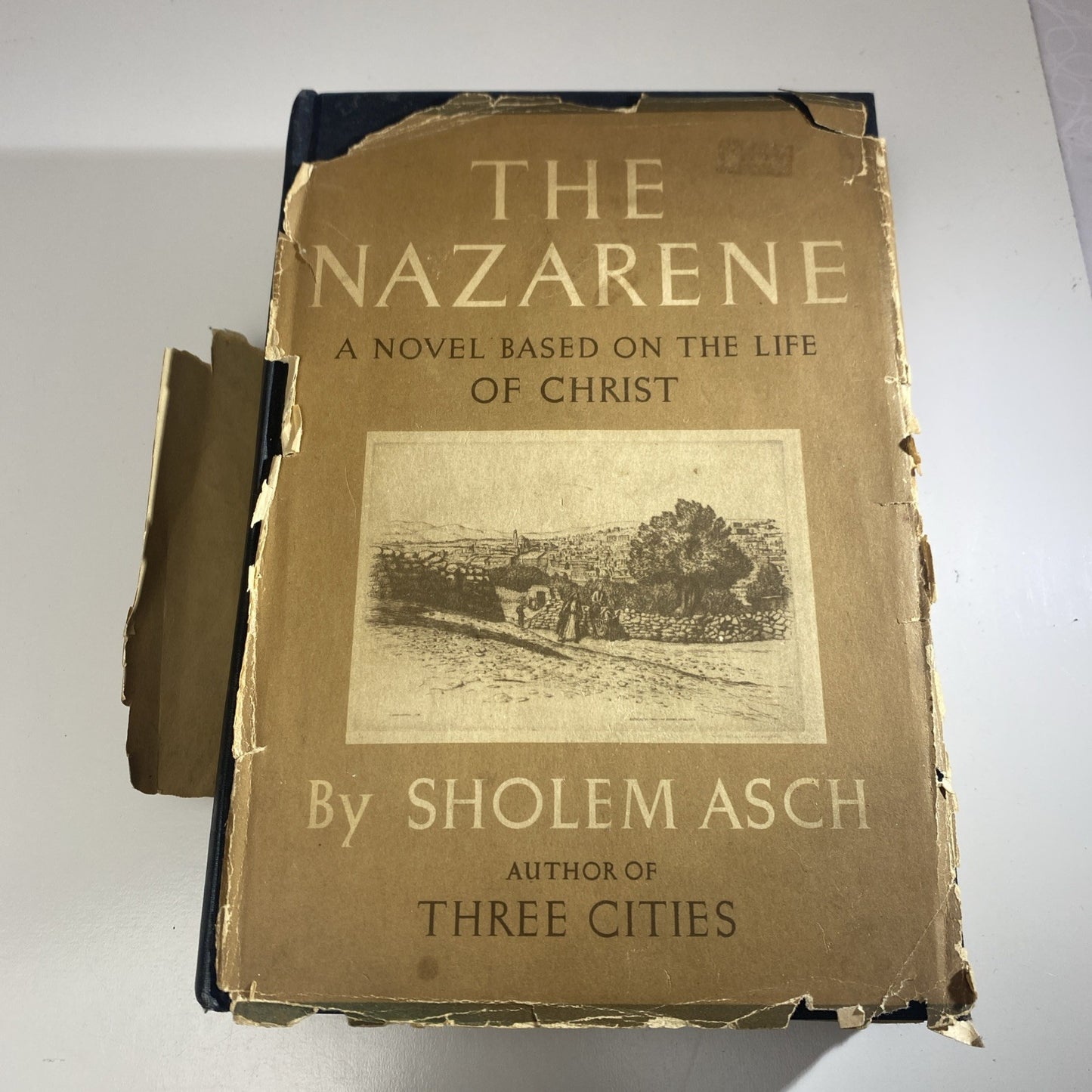 Vintage First Print Novel Of Jesus THE NAZARENE by Sholem Asch Hardcover 1939