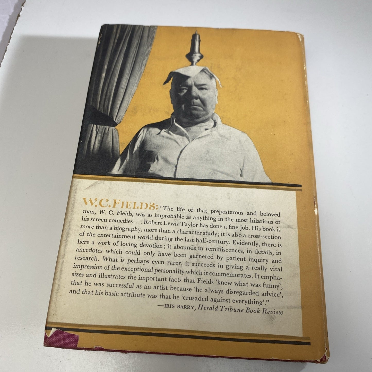 W. C. Fields His Follies and Fortunes R L Taylor Hardcover 1949 1st Edition Good