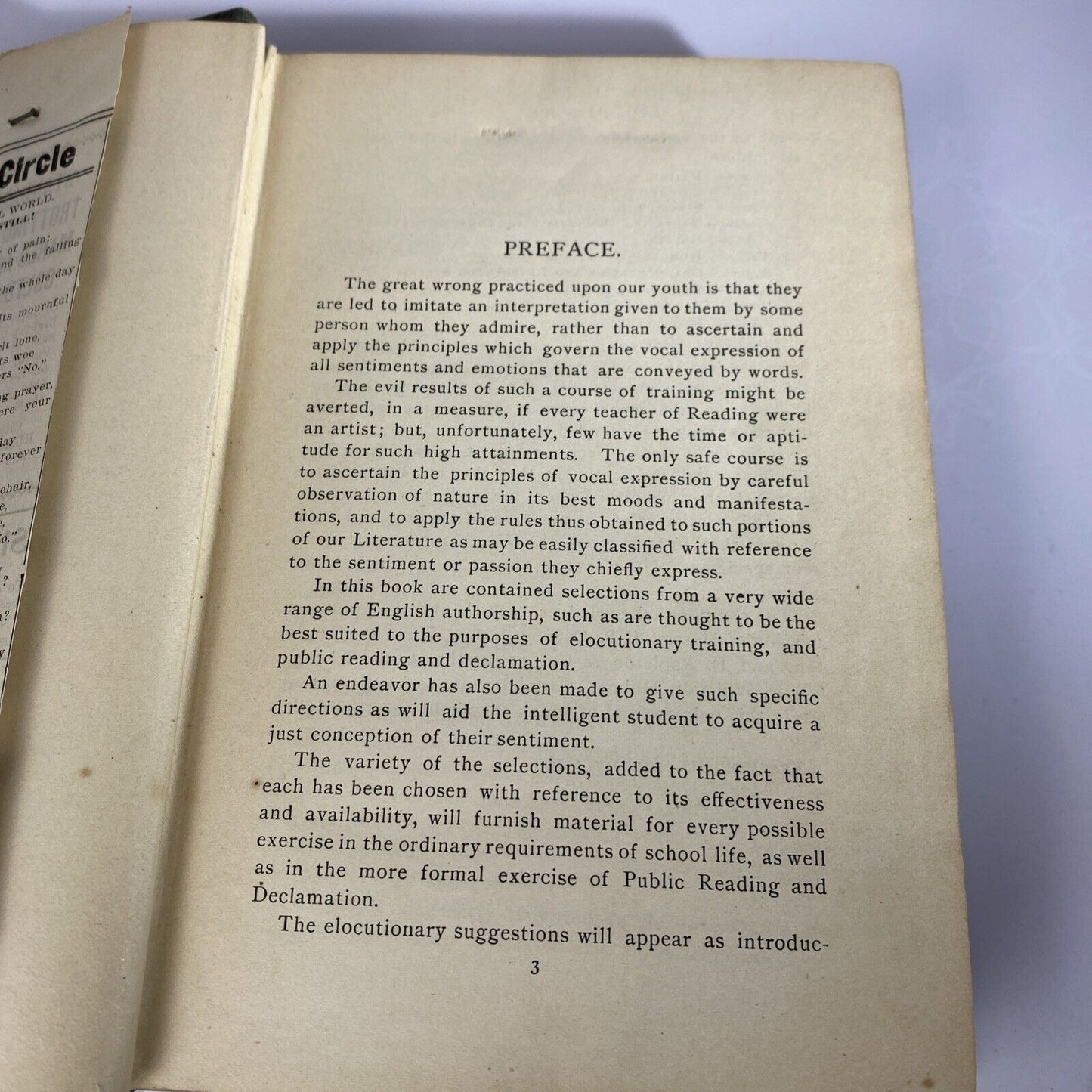 Choice Readings by Robert McLean Cumnock 1898 Antique Entertaining Textbook Rare