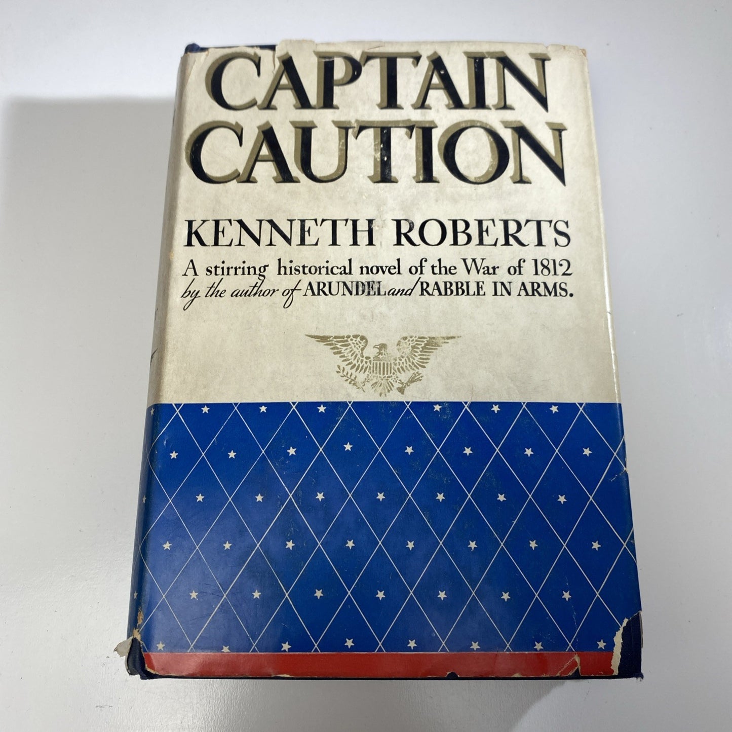 Captain Caution By Kenneth Roberts ~ First Edition & Print ~ Vintage 1934 HCDJ