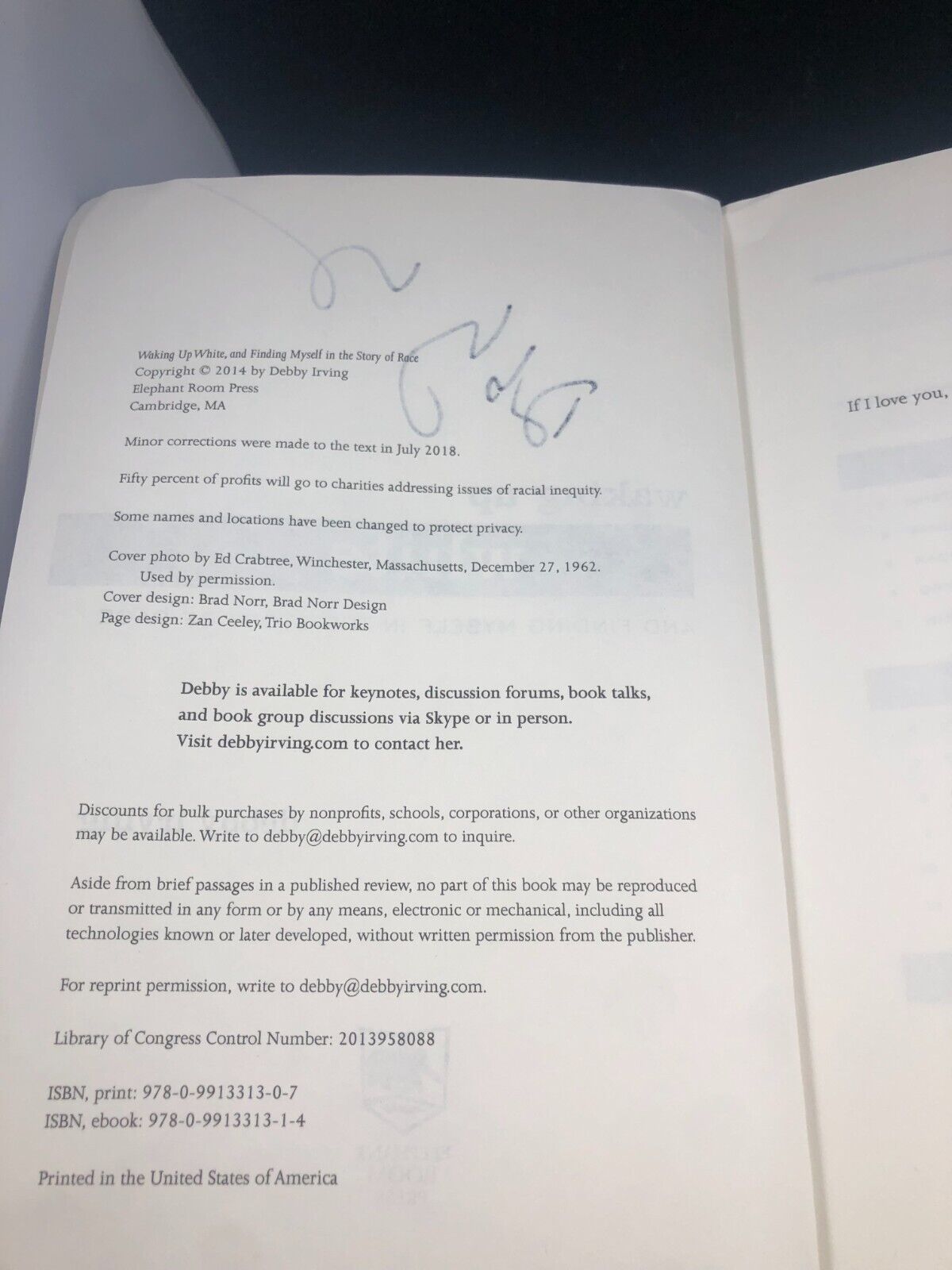 Waking Up White, and Finding Myself in the Story of Race by Debby Irving SIGNED
