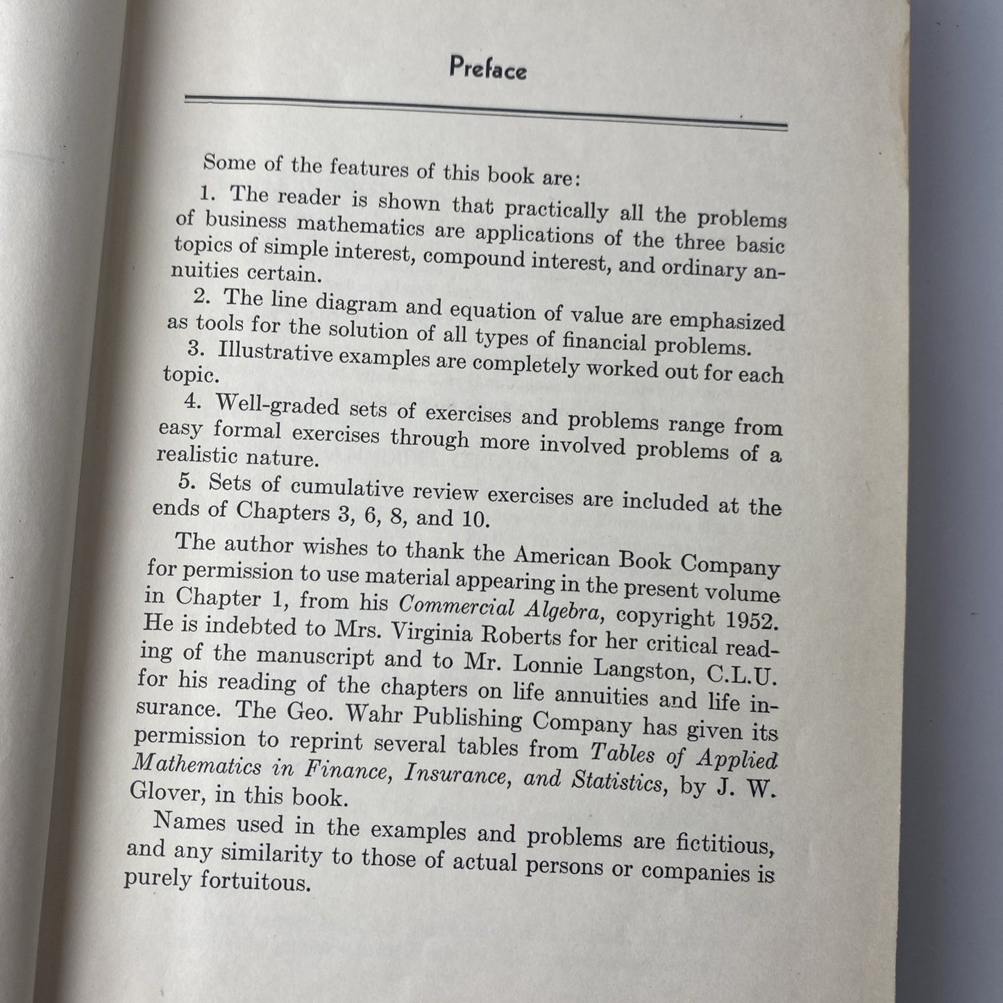 Mathematics Of Finance By Robert M Parker Second Edition 1956 Some Marks