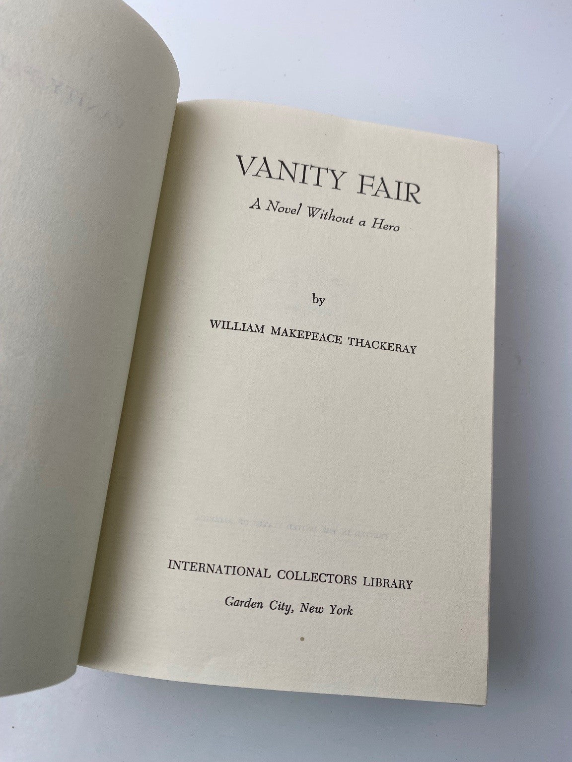 Vanity Fair William Makepeace Thackeray 2020s International Collectors