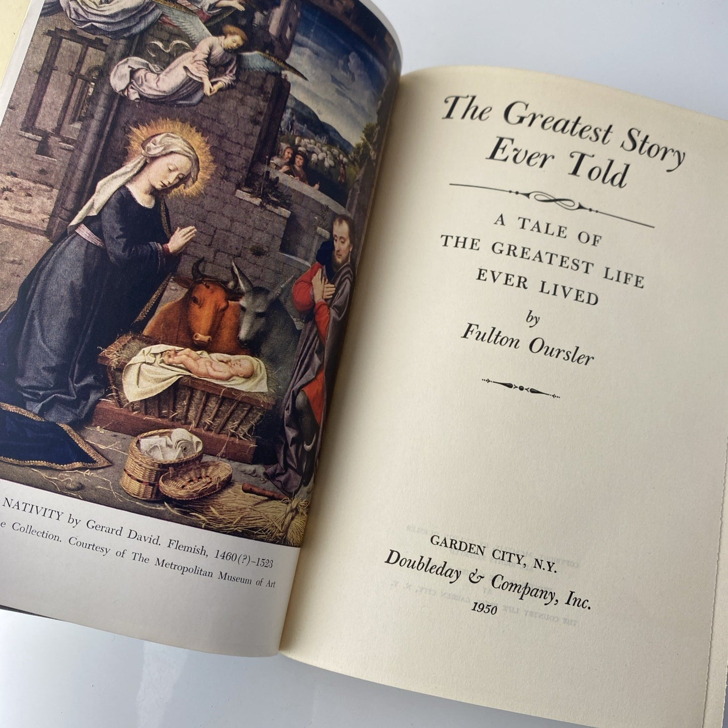 1950 Literature The Greatest Story Ever Told Fulton Oursler Hardback Great Cond