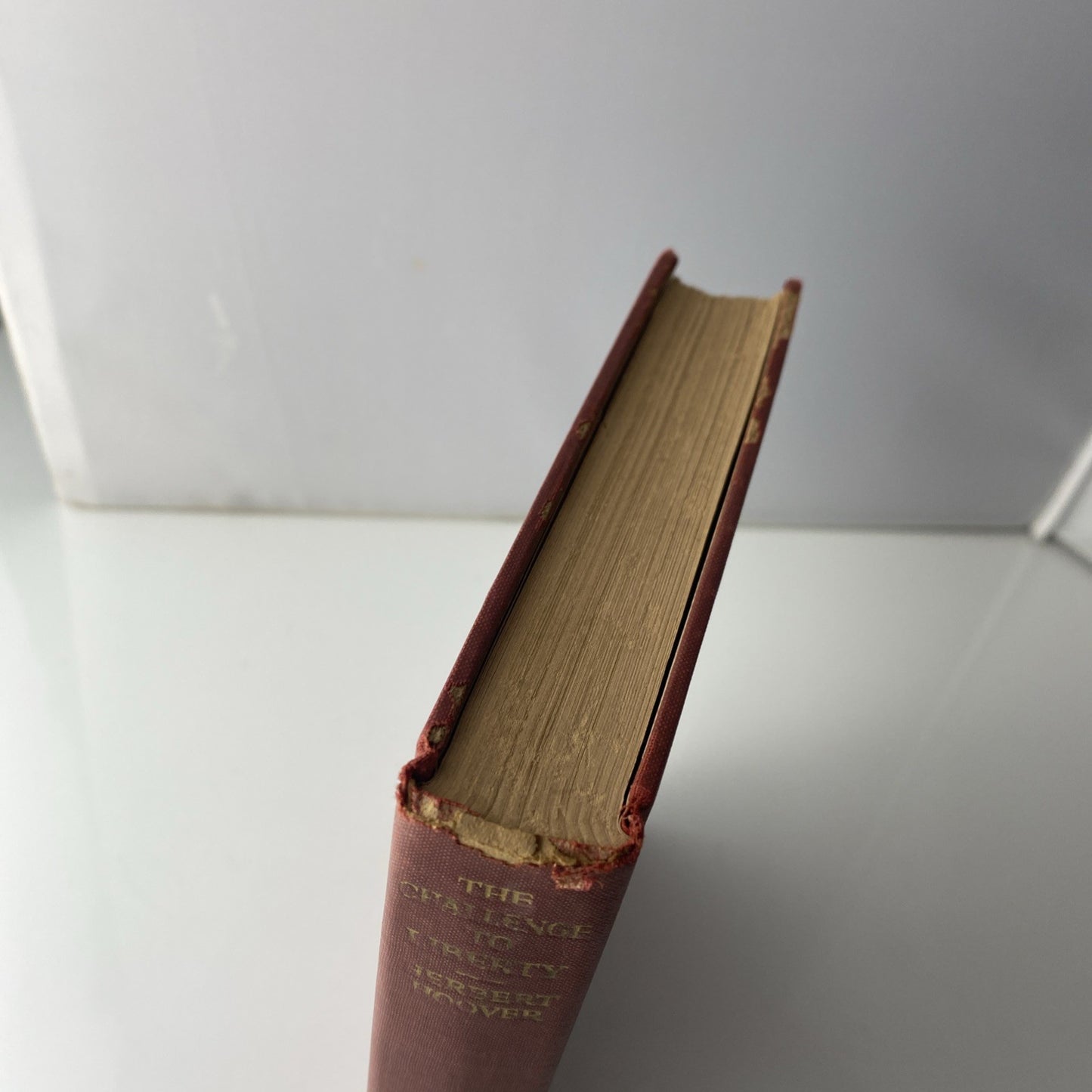 Herbert Hoover / THE CHALLENGE TO LIBERTY 1st Edition 1934