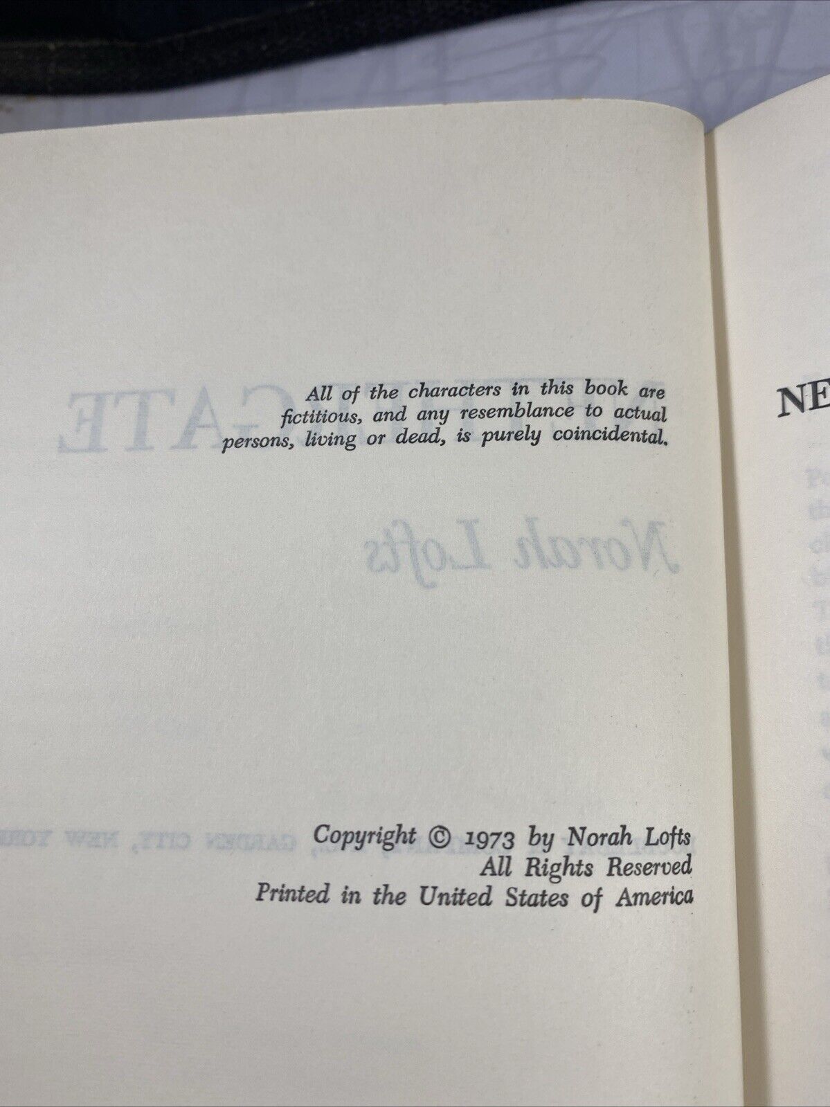 Nethergate - Norah Lofts - Hardcover. GOOD BCE Vintage