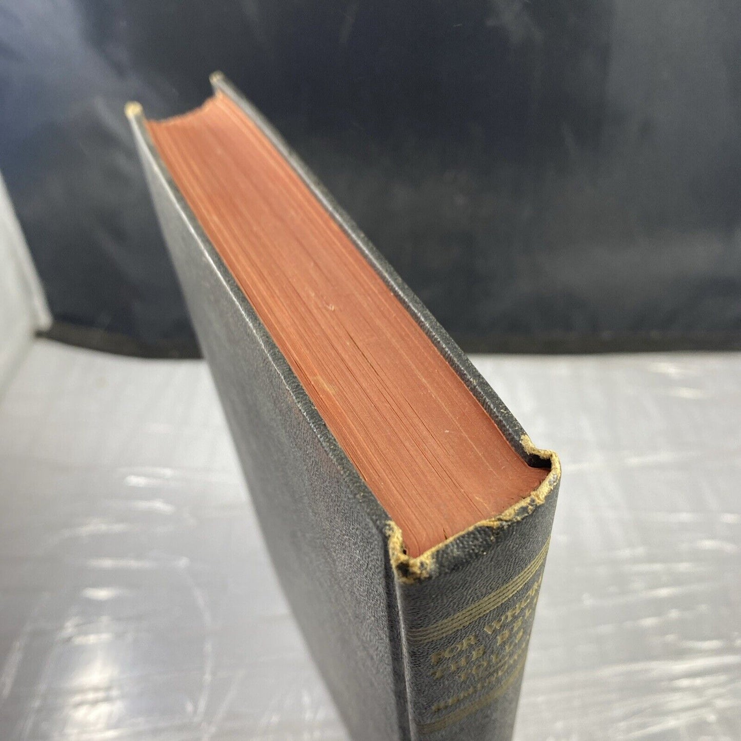 For Whom The Bell Tolls 1940 Hemingway Very Good Condition No DJ Black Cover