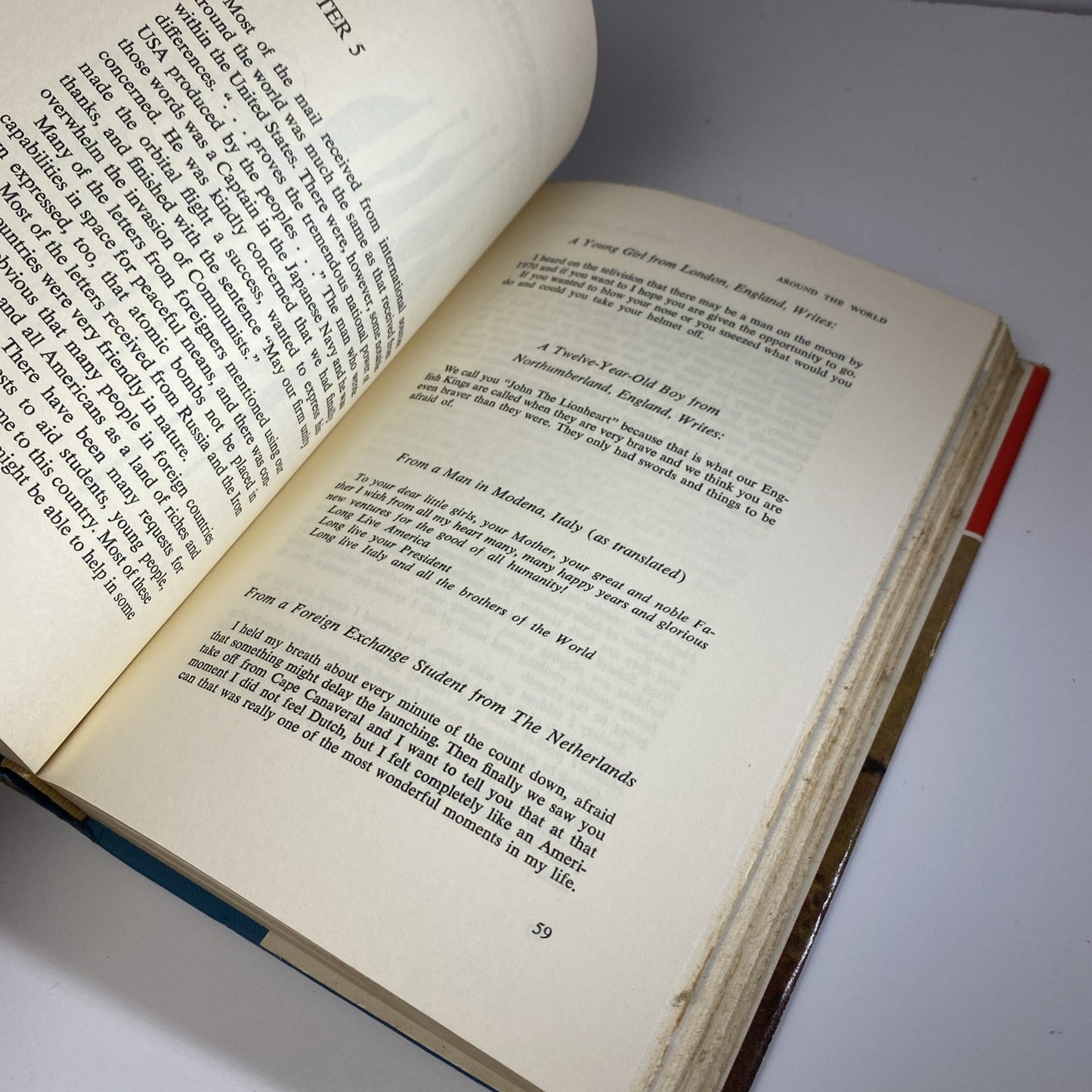 Letters To John Glenn World Book 1964 P. S. I Listened To Your Heartbeat